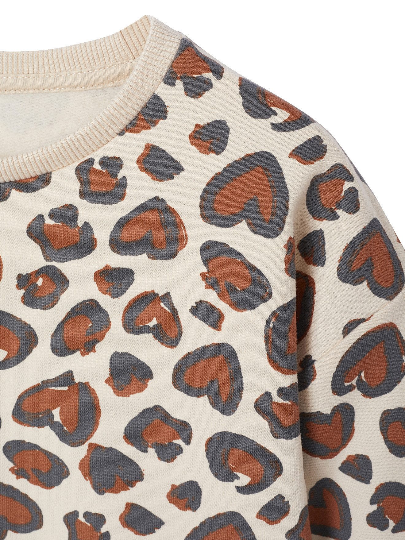 vertbaudet Minikleid Mädchen Kleid mit bedrucktem Oberteil