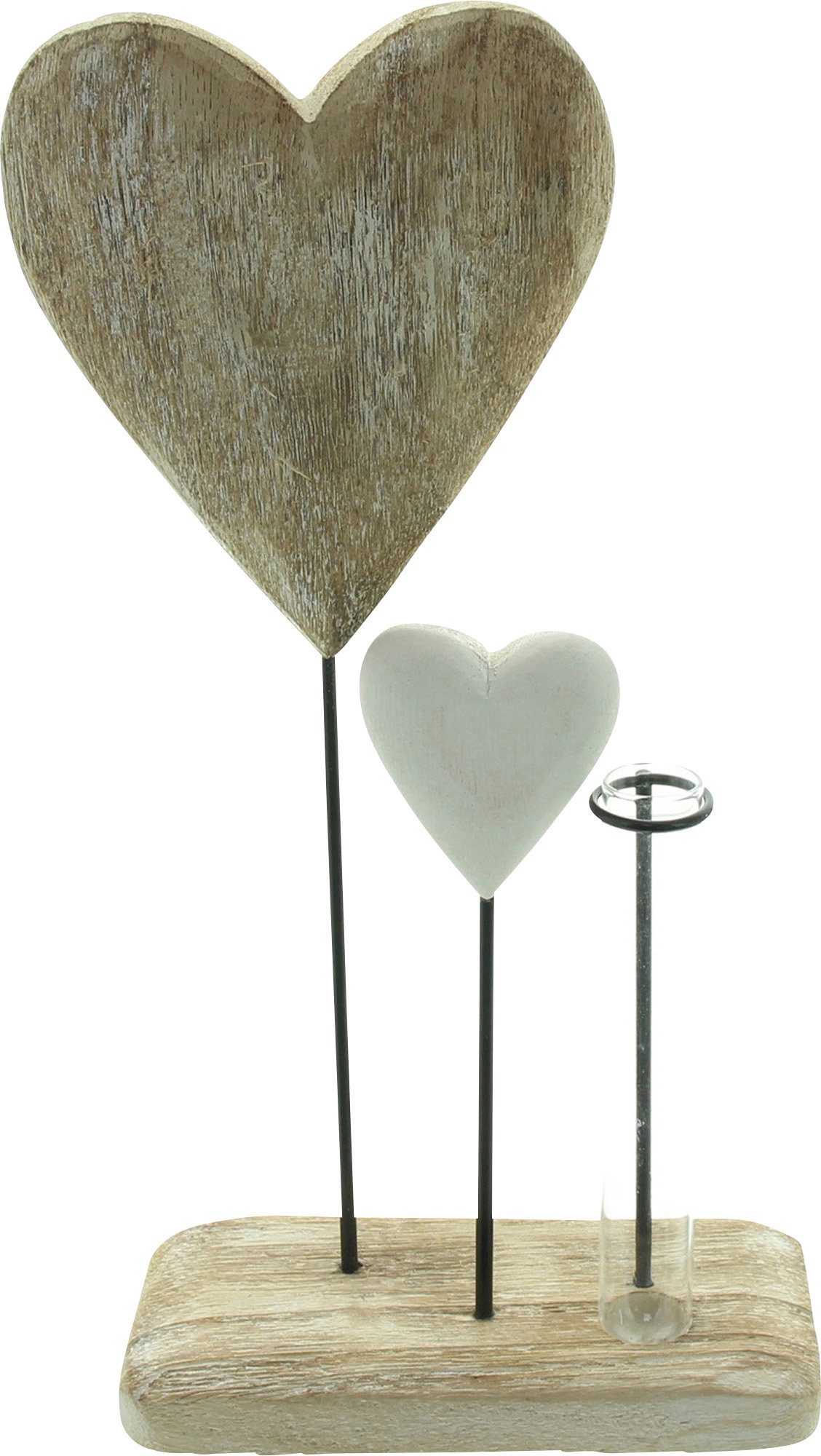 Dekovase Board "Herzchen mit Vase"
