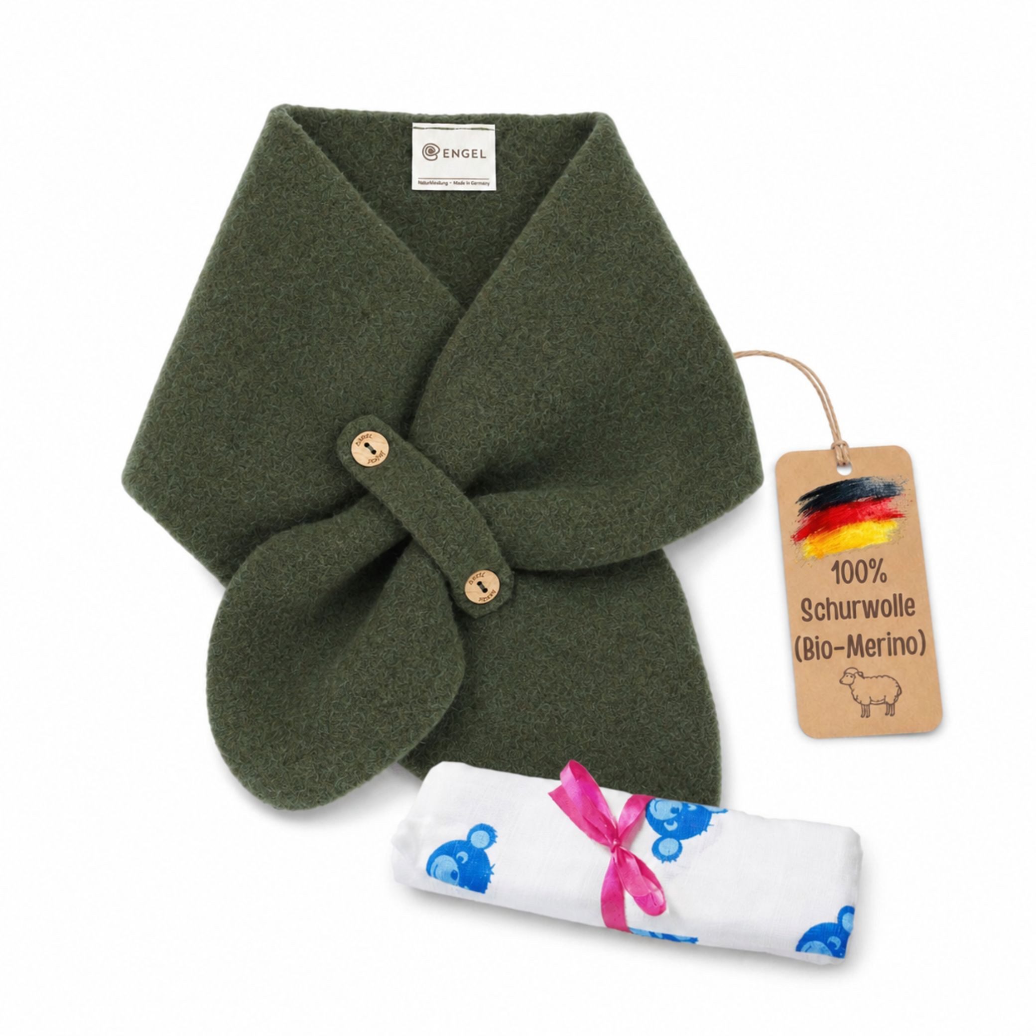 Kinderhaus Blaubaer Schal Kinder-Schal & Windel Blaubaer