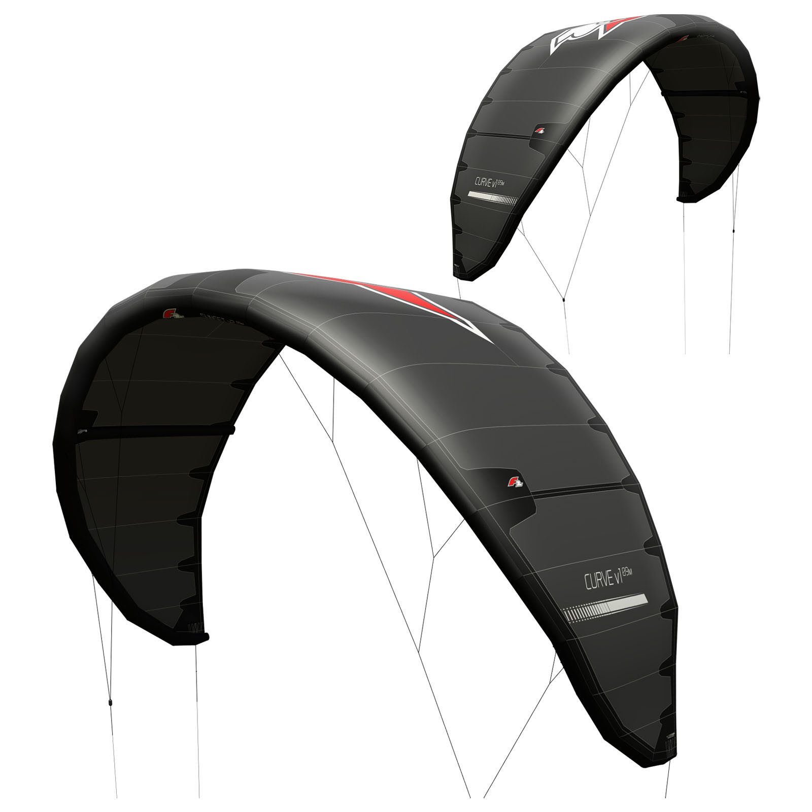 F2 Kite F2 Kite Curve 12 qm Schwarz 2024/25