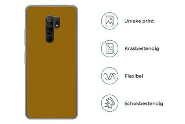 MuchoWow Handyhülle Gold - Luxus - Interieur, Phone Case, Handyhülle Xiaomi Redmi 9, Silikon, Schutzhülle
