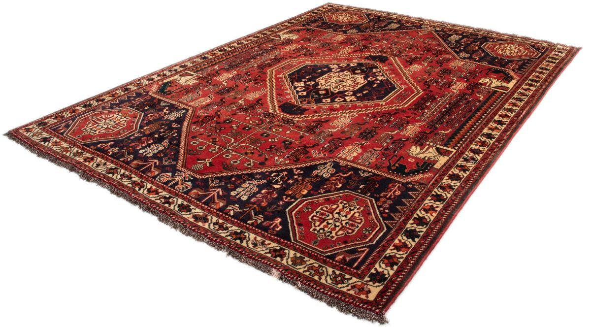 / Handgeknüpfter Orientteppich Nain mm 10 Shiraz Perserteppich, Trading, 207x289 Höhe: Orientteppich rechteckig,