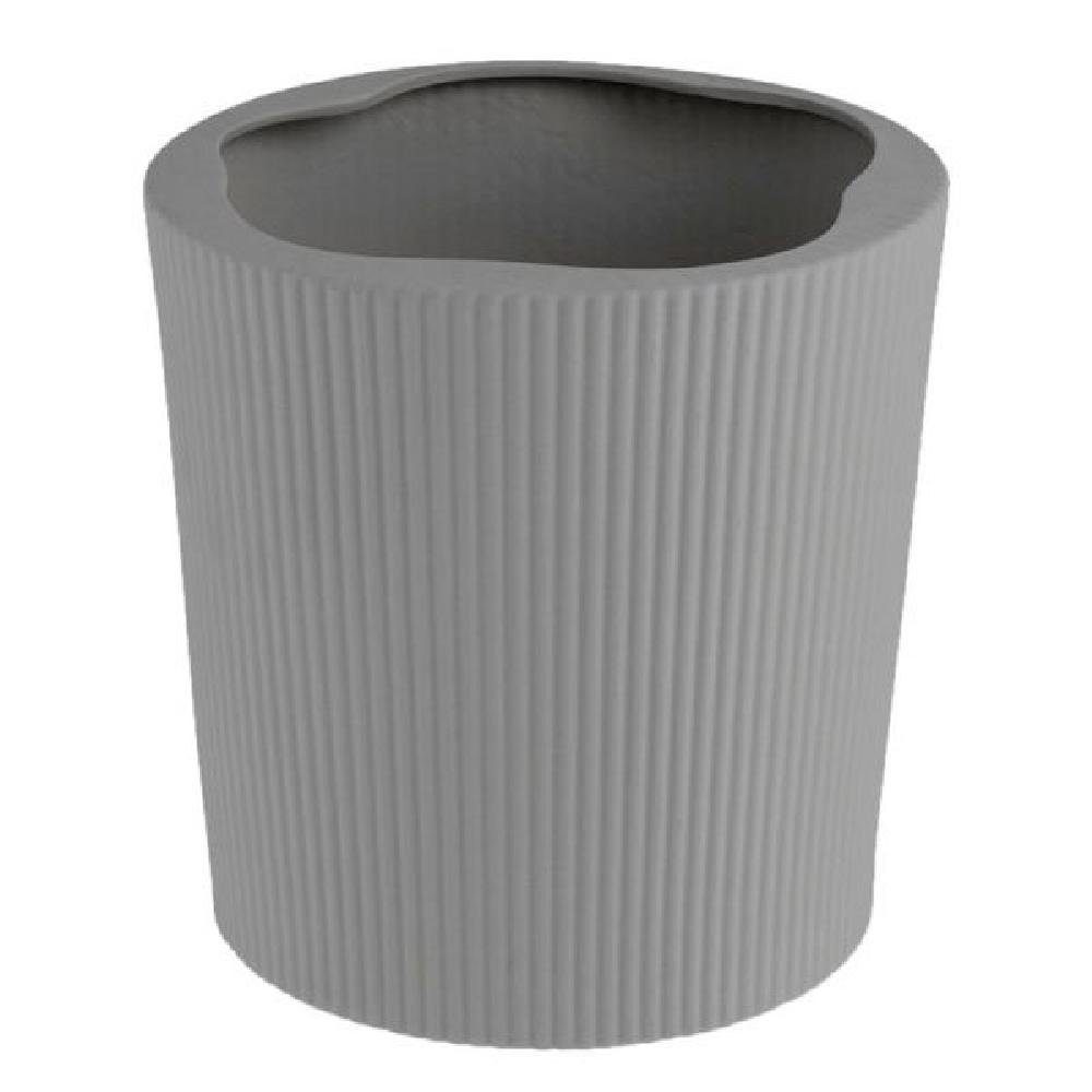(20cm) Übertopf Eksberg Light Storefactory Grey Vase Blumentopf