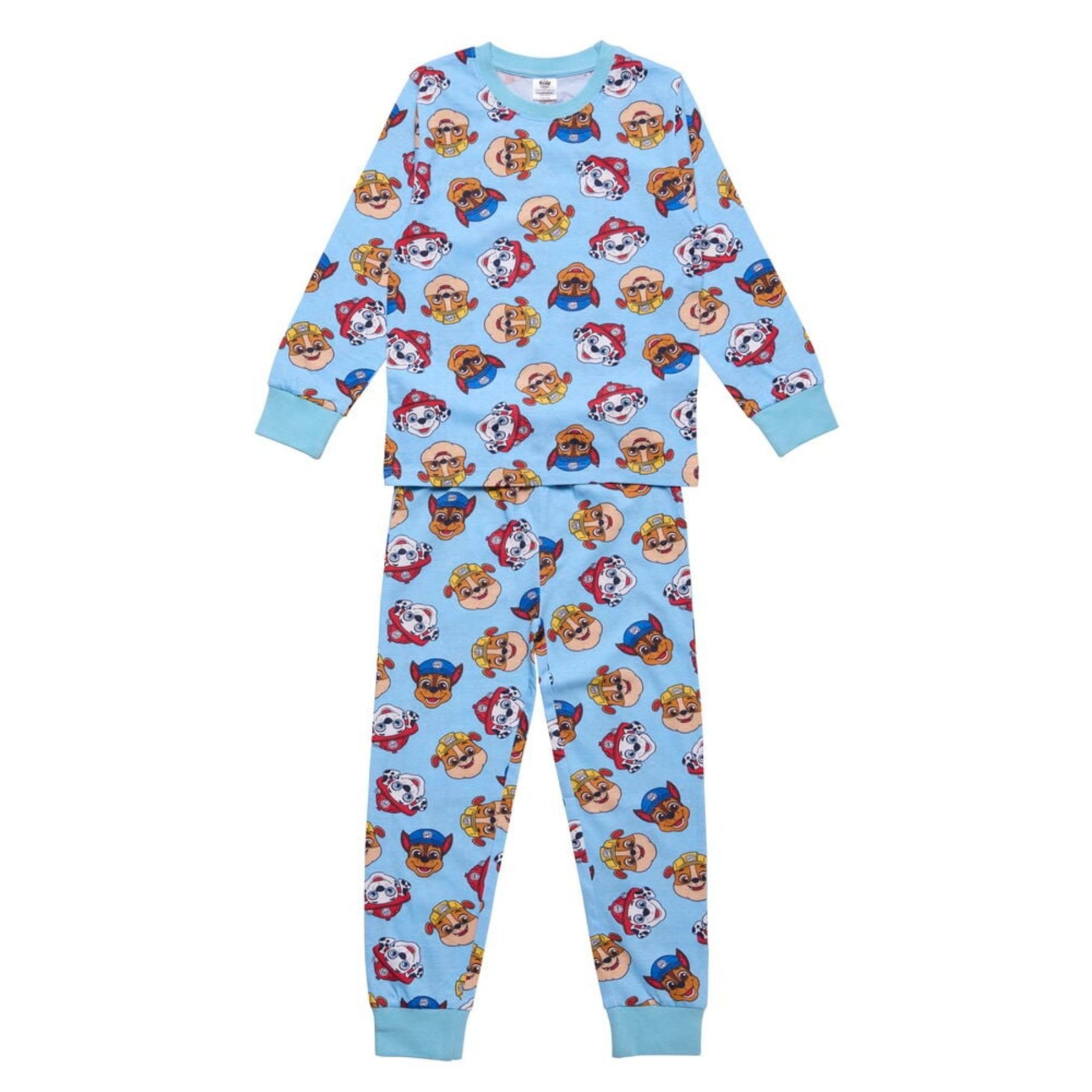 PAW PATROL Pyjama Kinder Baumwollpyjama Schlafanzug für Zuhause und Nacht