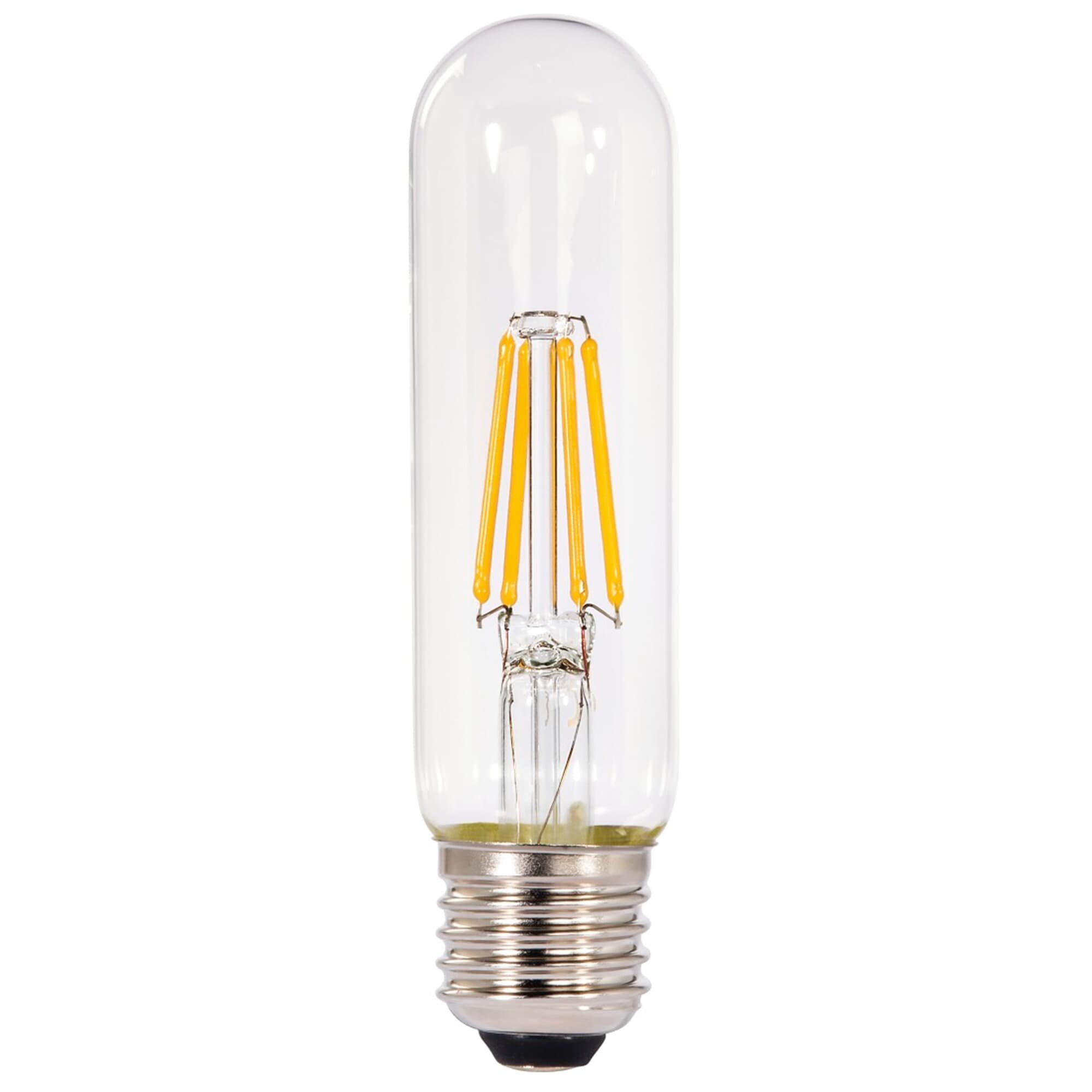 Xavax LED-Leuchtmittel LED-Filament, E27, 470lm ersetzt 40W, T32 Röhrenla, E27, 1 St., Warmweiß