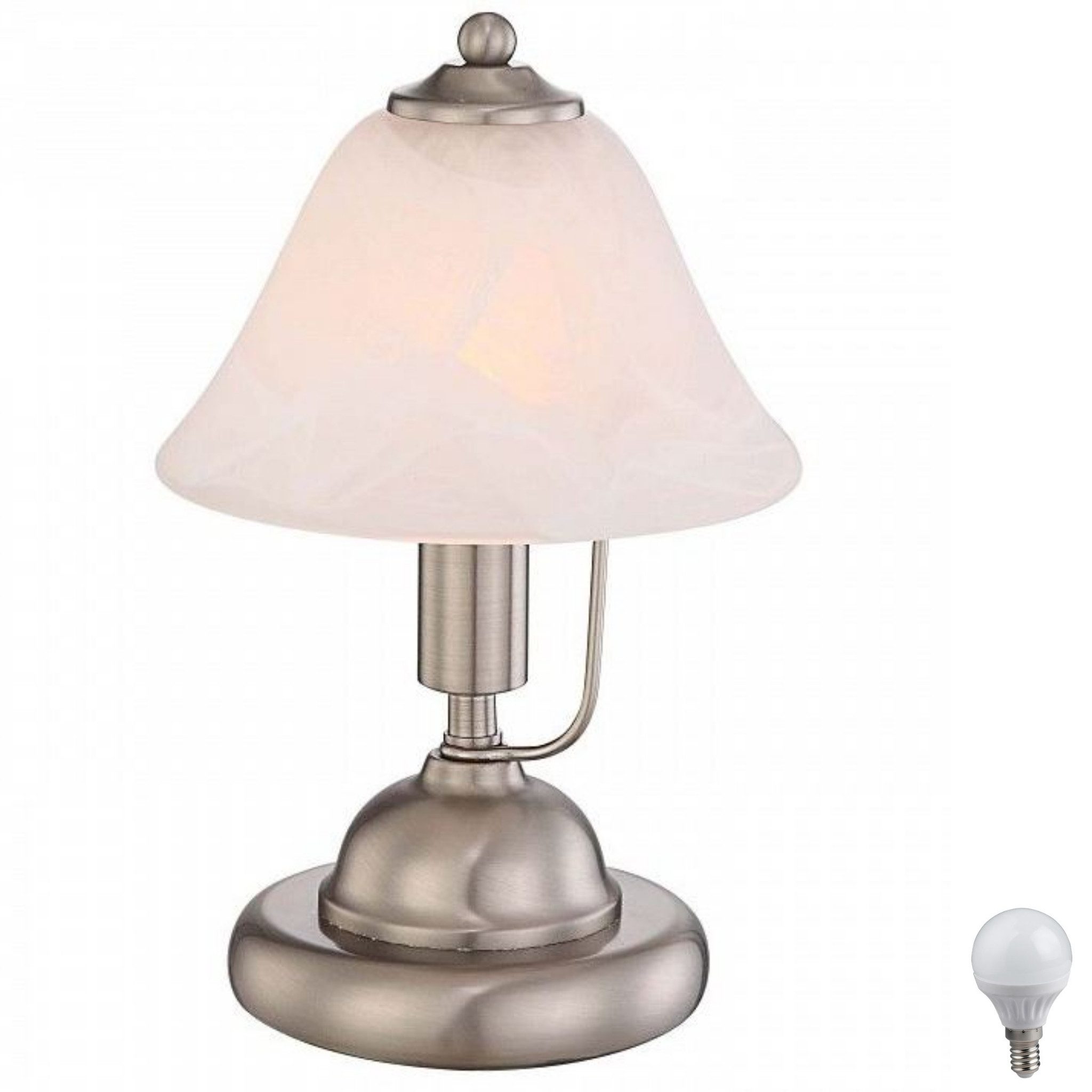 Lichthandel Hoch LED Tischleuchte Nachttischlampe Antik Retro Touch ON/OFF günstig online kaufen