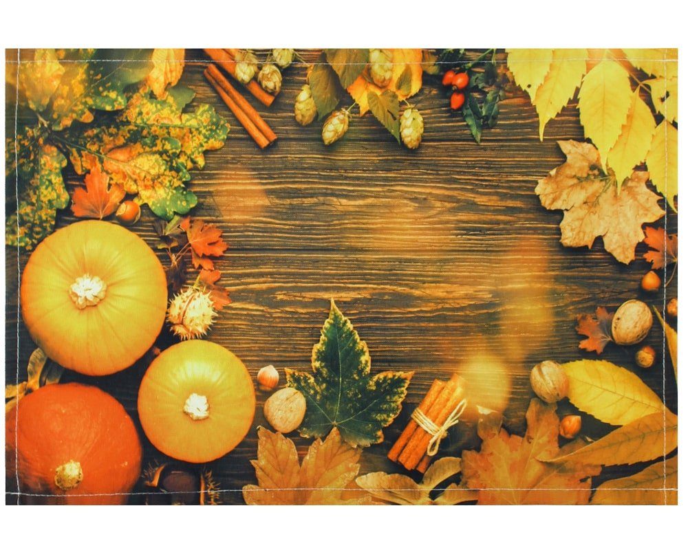 matches21 HOME & HOBBY Platzset Tischsets Platzsets Stoff CLOTH Kürbisse La günstig online kaufen