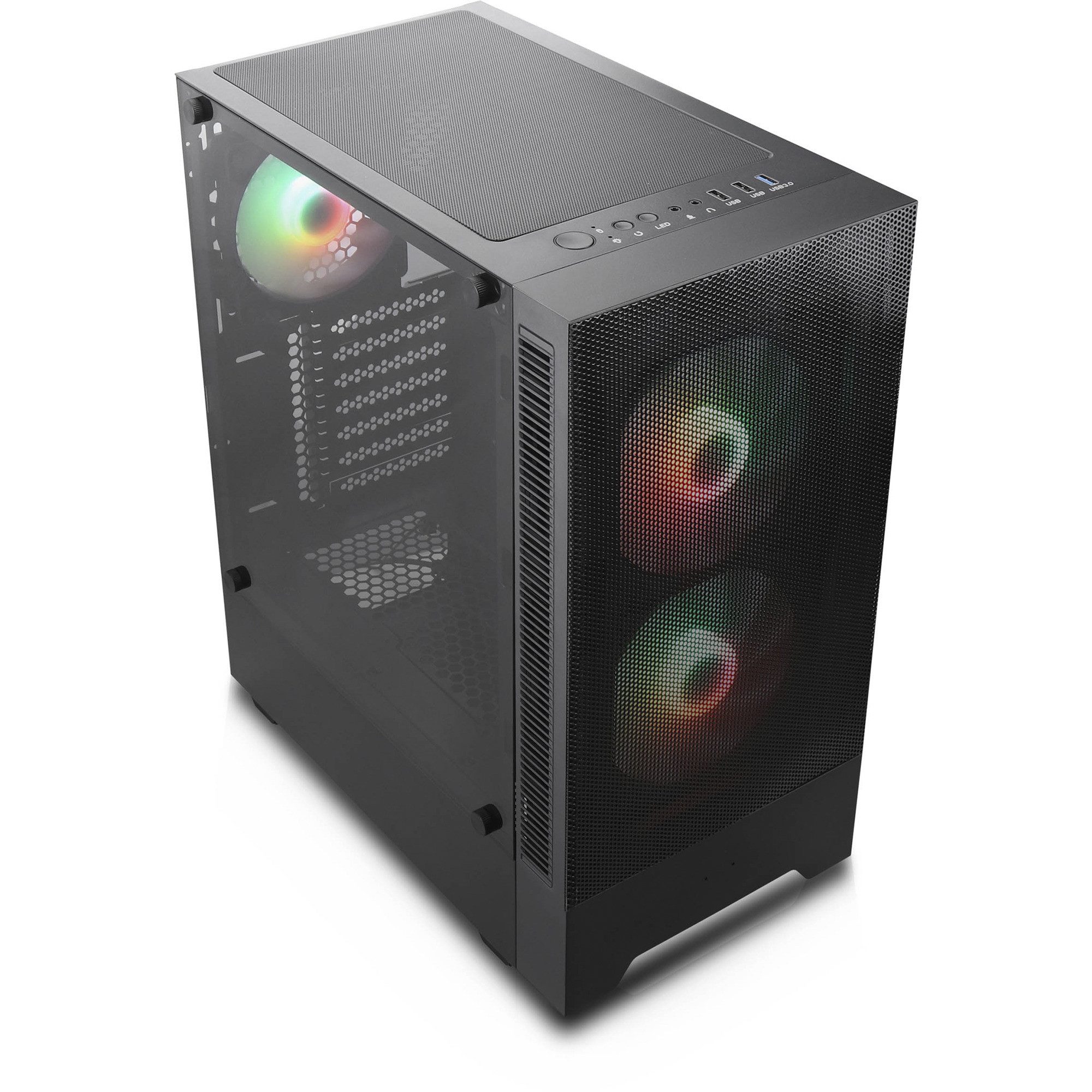 Silentware PC-Gehäuse Silentware Flow 100, Tower-Gehäuse, (Tempered