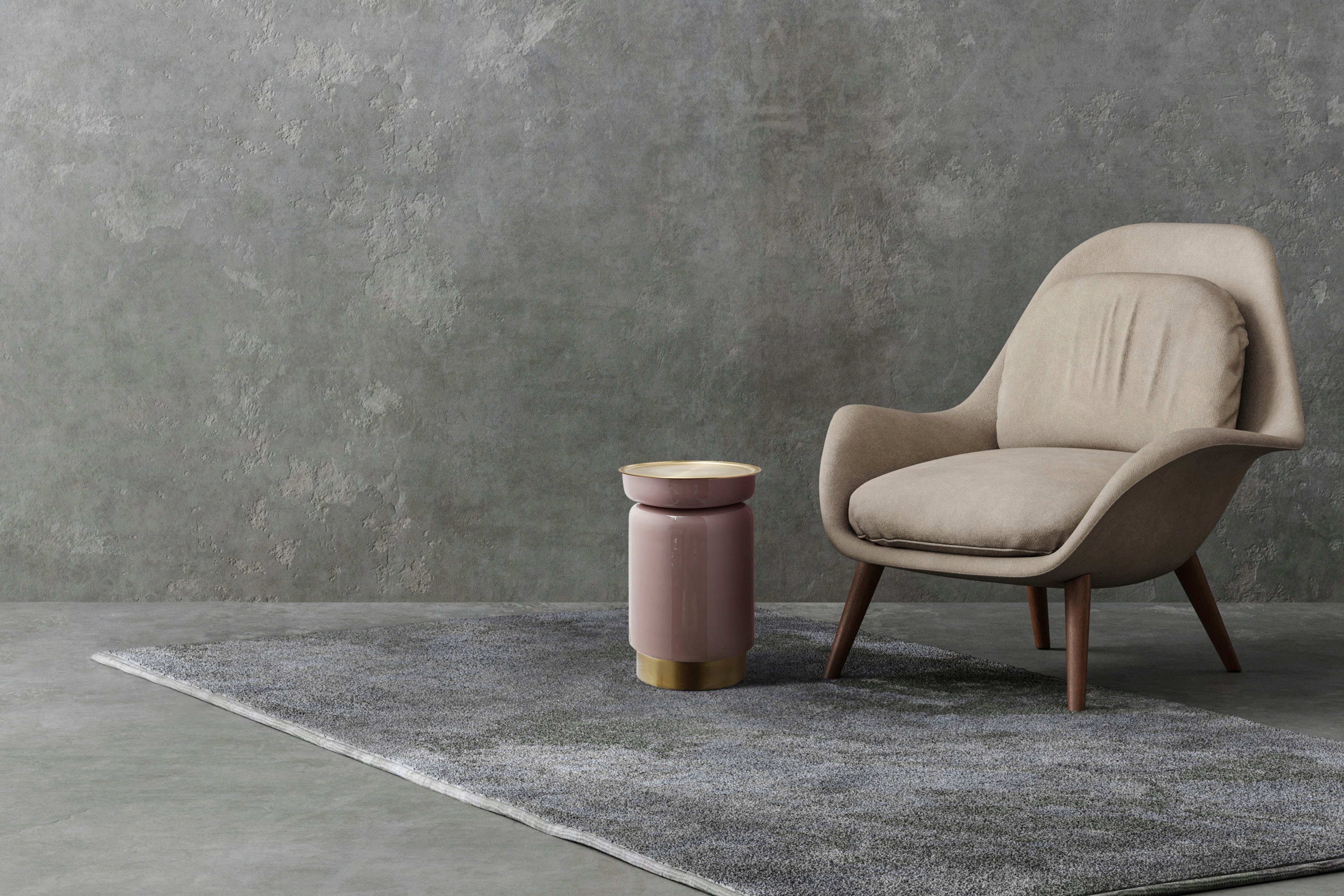 Kayoom Beistelltisch Art Deco 175, Abstelltisch aus Metall,funktional und stabil (1-St), Stilvoll, glanzvolle Lackierung, Tischplatte in Tablettform