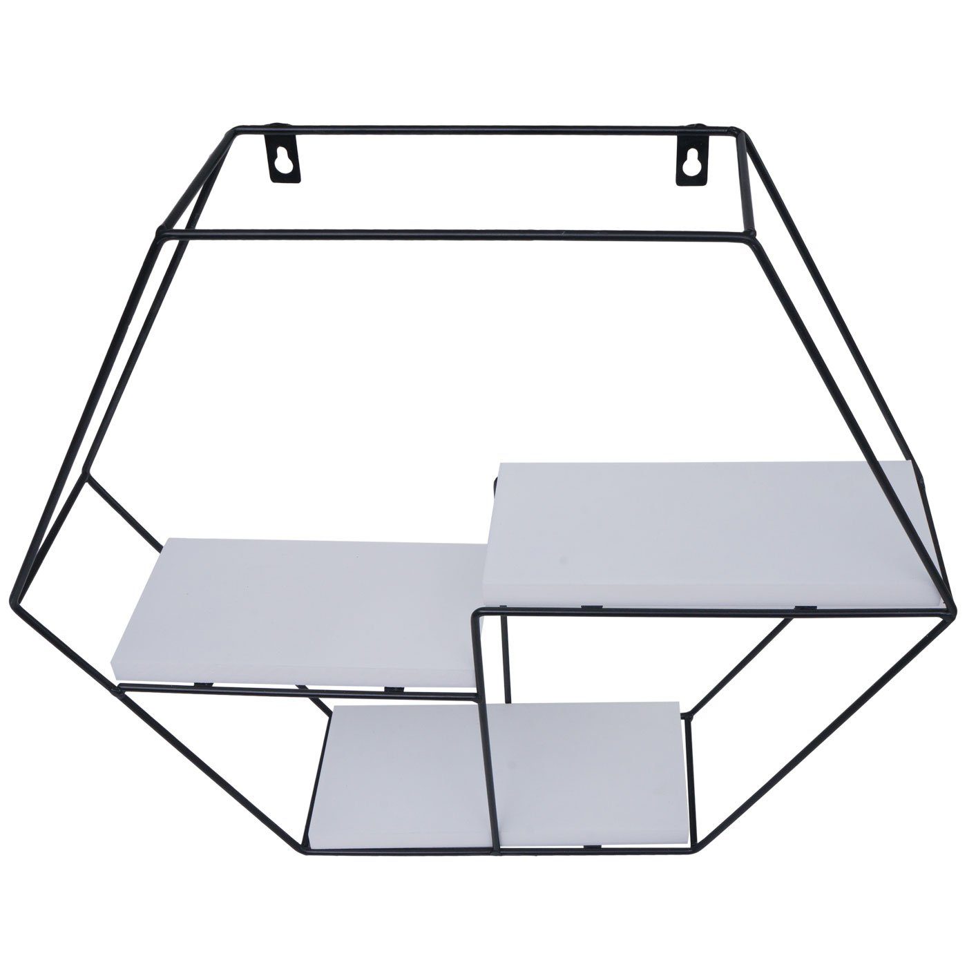 weiß MCW-K76-6, zur Aufhängeösen Wandmontage integrierten Mit Wandregal MCW