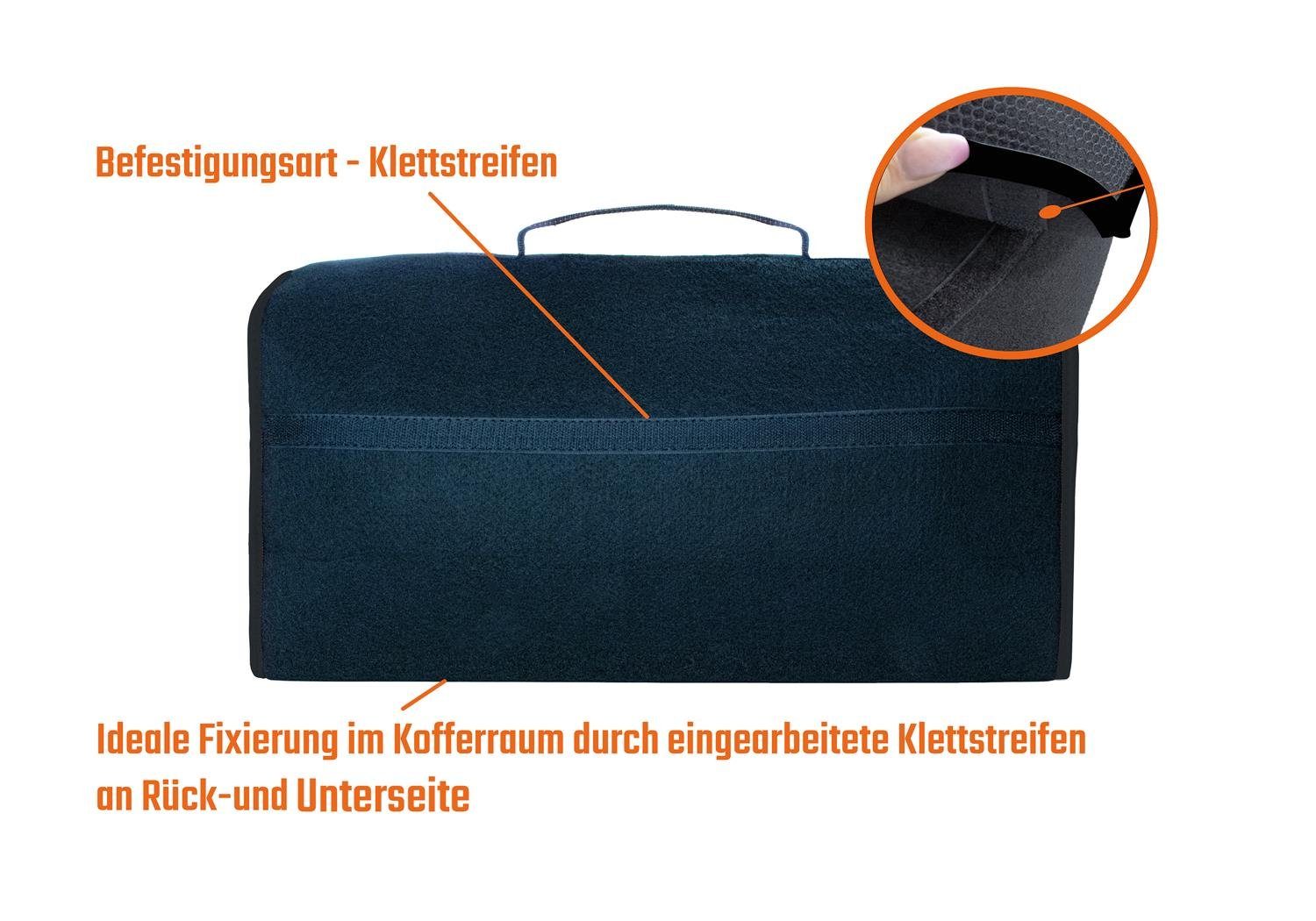 L & P Car Design Organizer Kofferraumtasche Auto schwarz – Bild 3 von 5