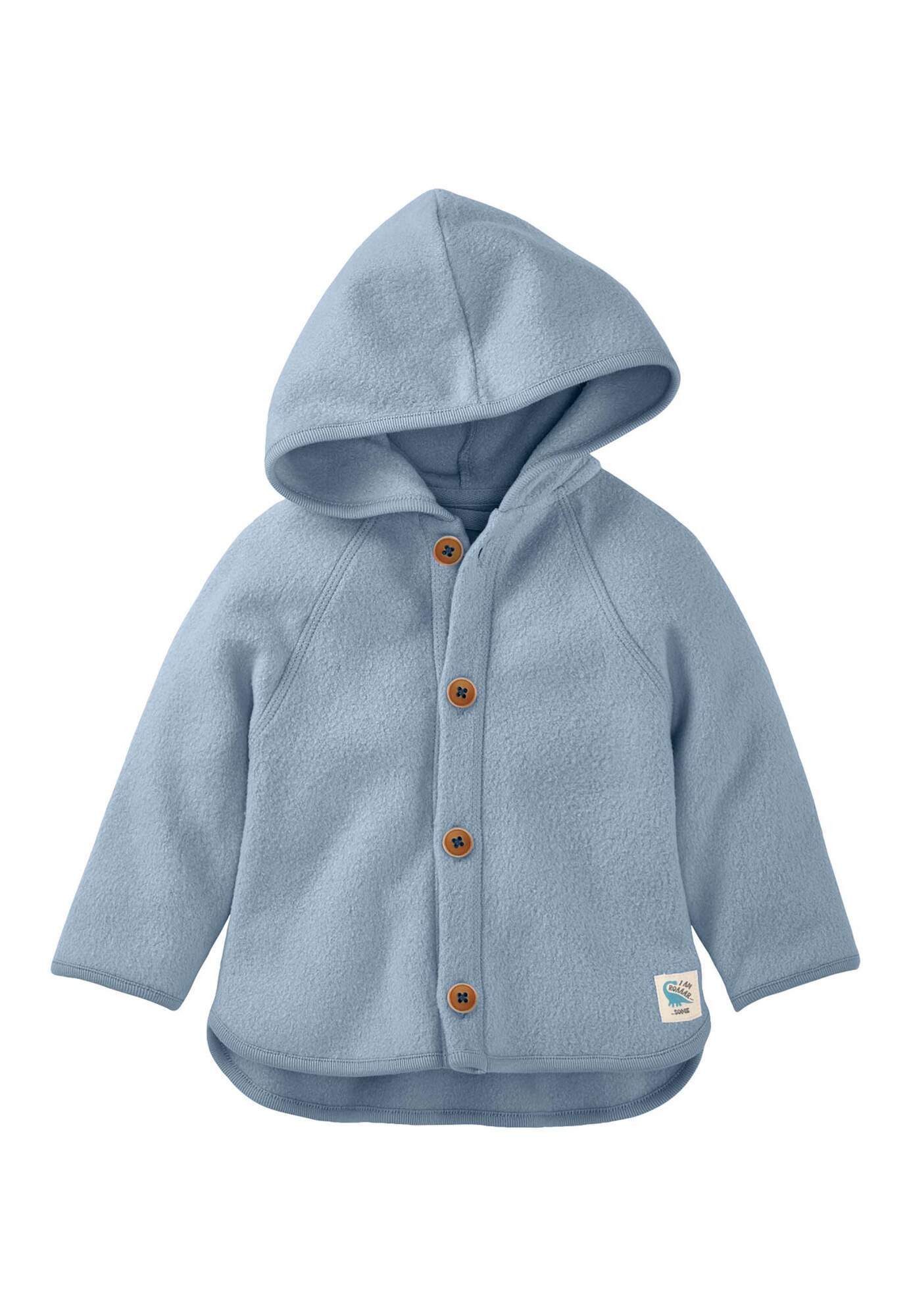 Fleecejacke aus reiner Bio-Baumwolle