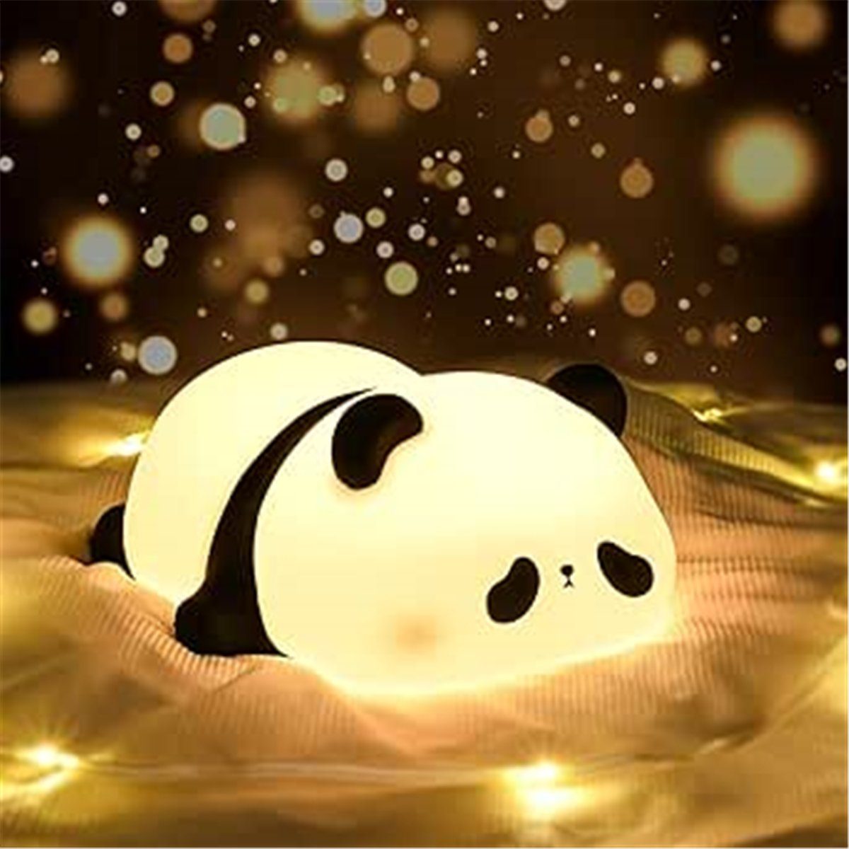 K&B LED Nachtlicht LED-Panda-Nachtlicht für Kinder mit Timer-Touch-Steuerung