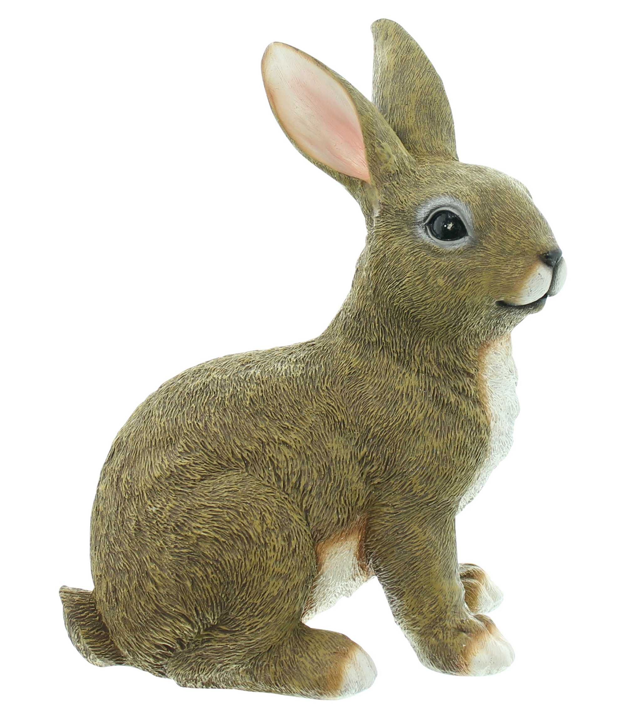 Dekoleidenschaft Dekofigur "Hase" aus Polyresin, 30 cm hoch, Osterdeko, Osterhase, Osterfigur