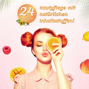 Vollarè Cosmetics Körperpeeling Vollare Vegane Körperpeeling BIO Reichhaltige Körperpeeling zur Reinigung Ihrer Haut 97% aus natürlichen Inhaltsstoffen Made in Europa Naturkosmetik für alle Hauttypen Mango 200ml, 1-tlg.