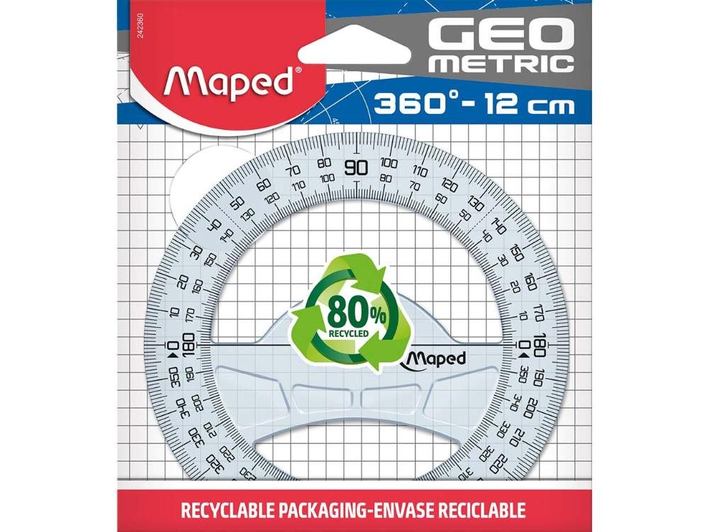 MAPED Geodreieck Maped Vollkreis-Winkelmesser 'Geometric Green' 360