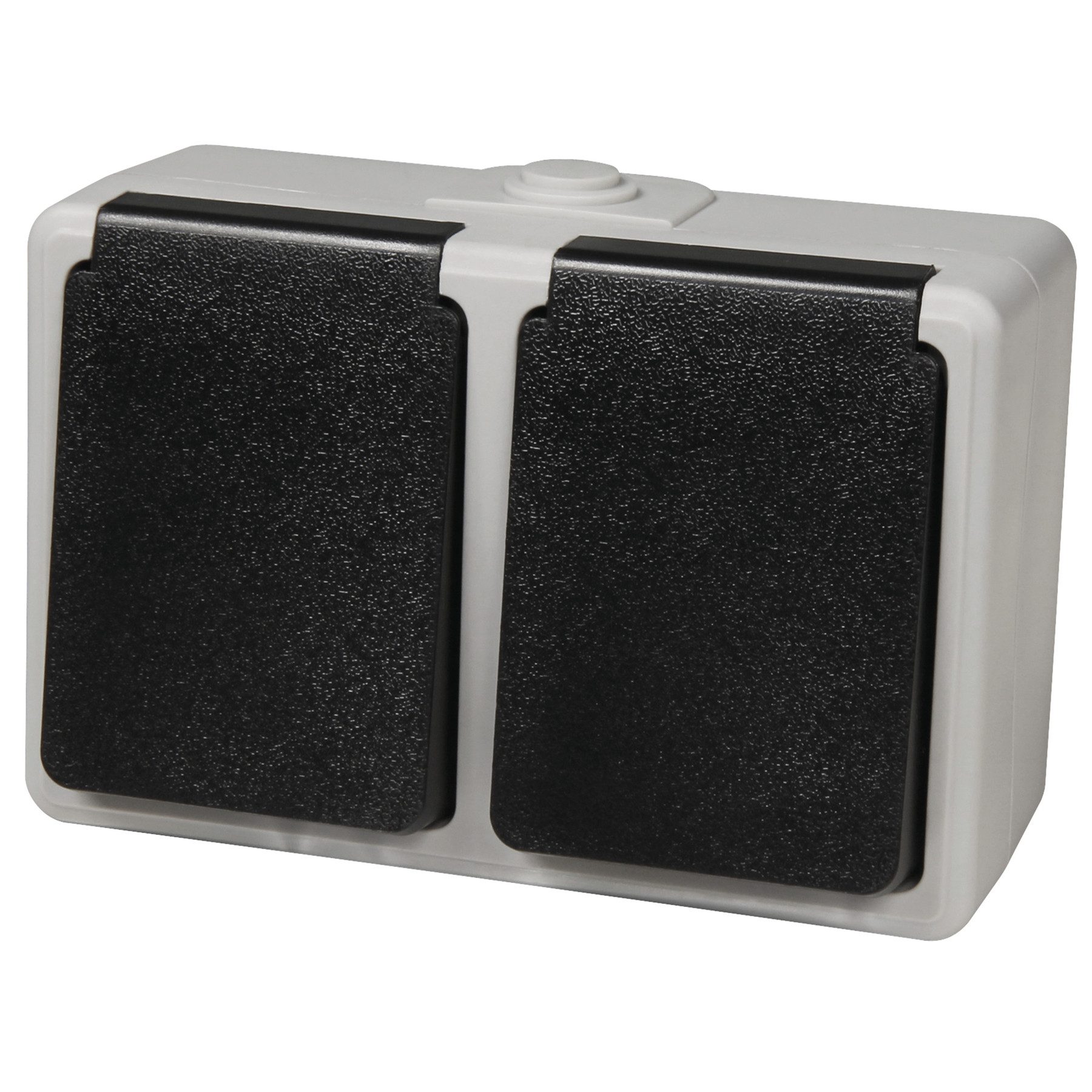 Schalter MCPOWER Feuchtraum-Doppelsteckdose Taff, 16A/250V