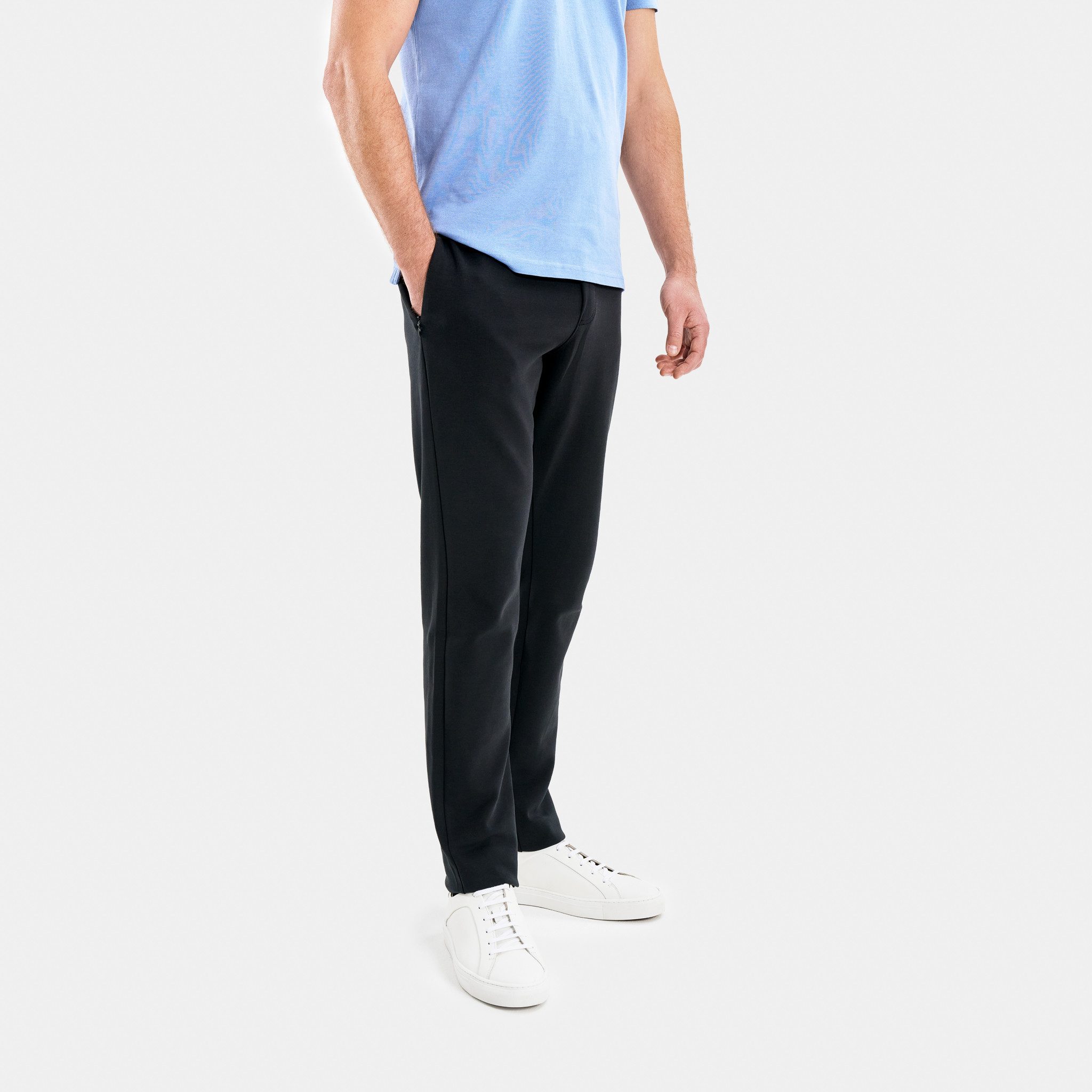 Papas Shorts Relaxhose Schicke und bequeme Freizeithose Jogginghose Jogger für den Alltag aus Baumwolle mit sicheren Reißverschlusstaschen – Bild 3 von 5
