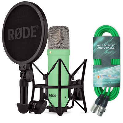 RØDE Mikrofon NT1 Signature Green Studio-Mikrofon mit XLR-Kabel in Grün
