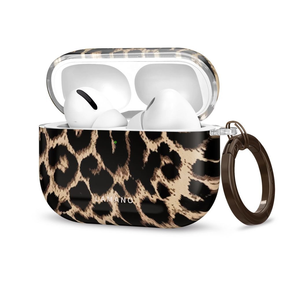 TECH PROTECT Kopfhörer-Schutzhülle Kopfhörerhülle Schutzetui Hartschalenhülle, Karabiner, kabelloses Laden, Polycarbonat, Zebra-Muster von TECH PROTECT