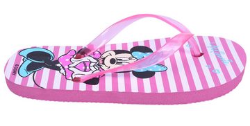 Sarcia.eu Pink-weiße Flip-Flops gestreift Minnie Mouse Disney 32-33 EU Badezehentrenner