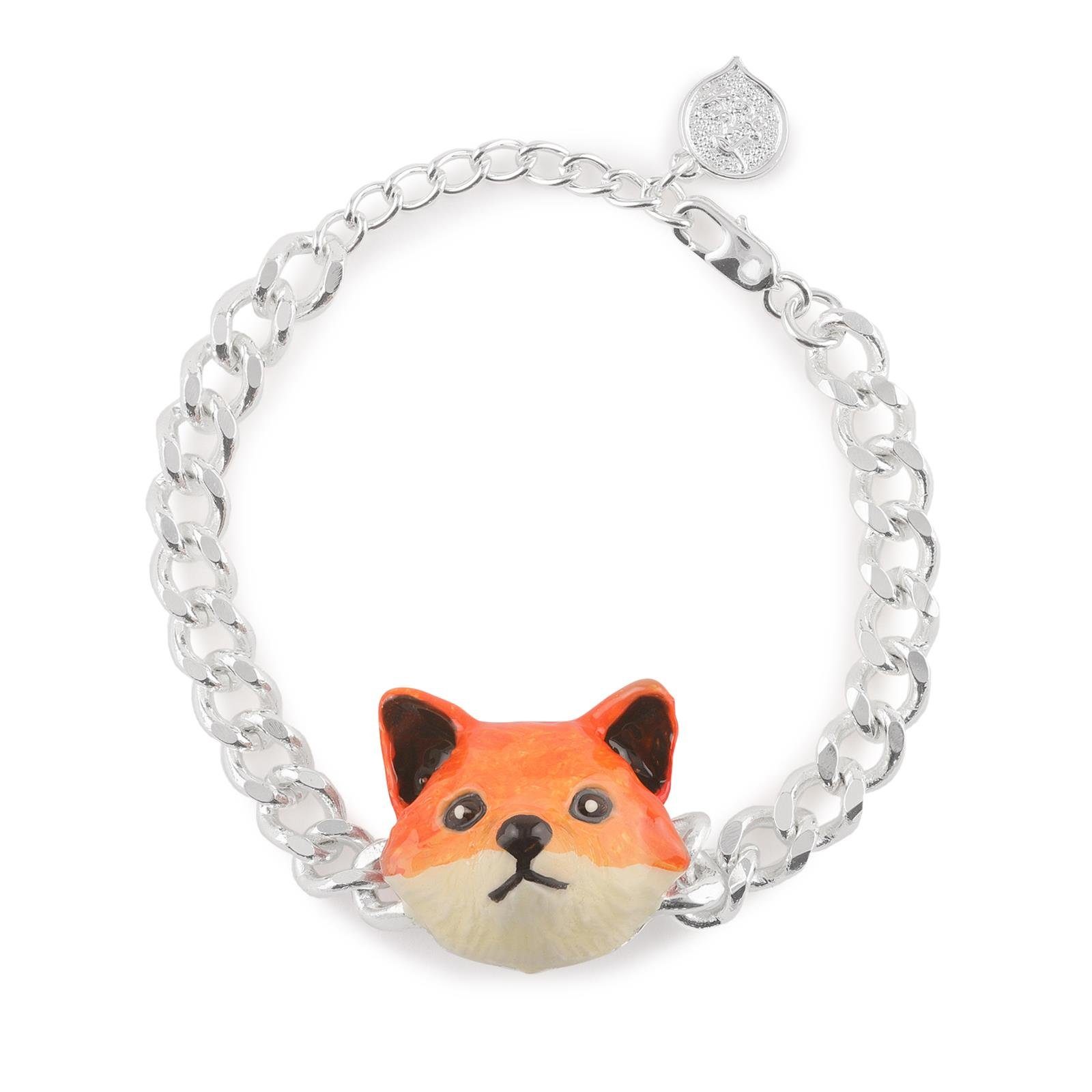 Silberarmband Fuchs Armband Silber plattiert