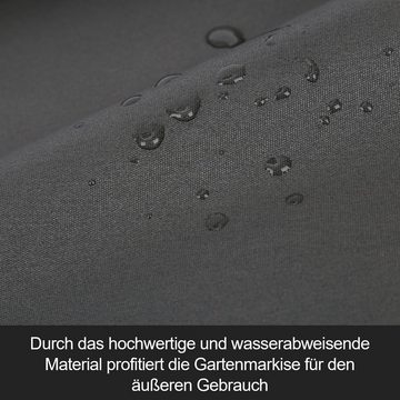 Bettizia Senkrechtmarkise Seitenmarkise Außenrollo Senkrechtmarkise 100% blickdich