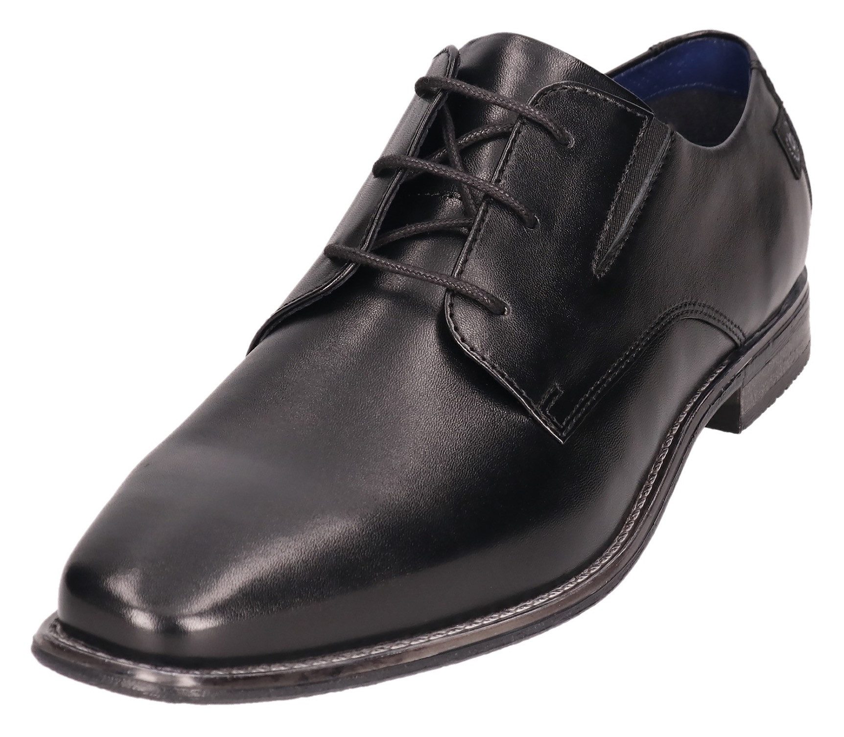 bugatti Schnürschuh Business Schuh, Anzugschuh mit feinem Blockabsatz günstig online kaufen