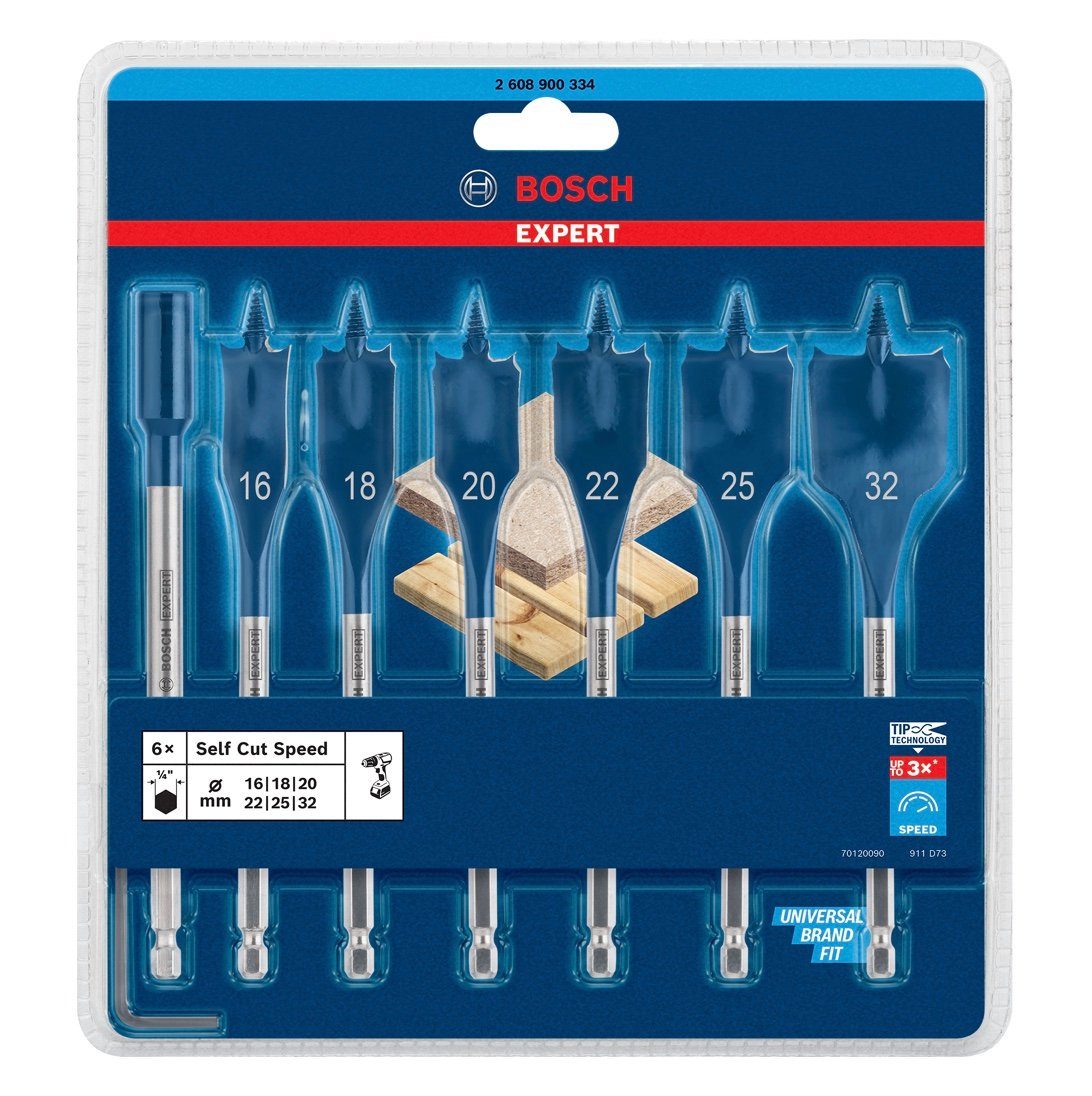 Bosch Professional Bohrer- und Bit-Set EXPERT SelfCut Speed Flachfräsbohrer günstig online kaufen