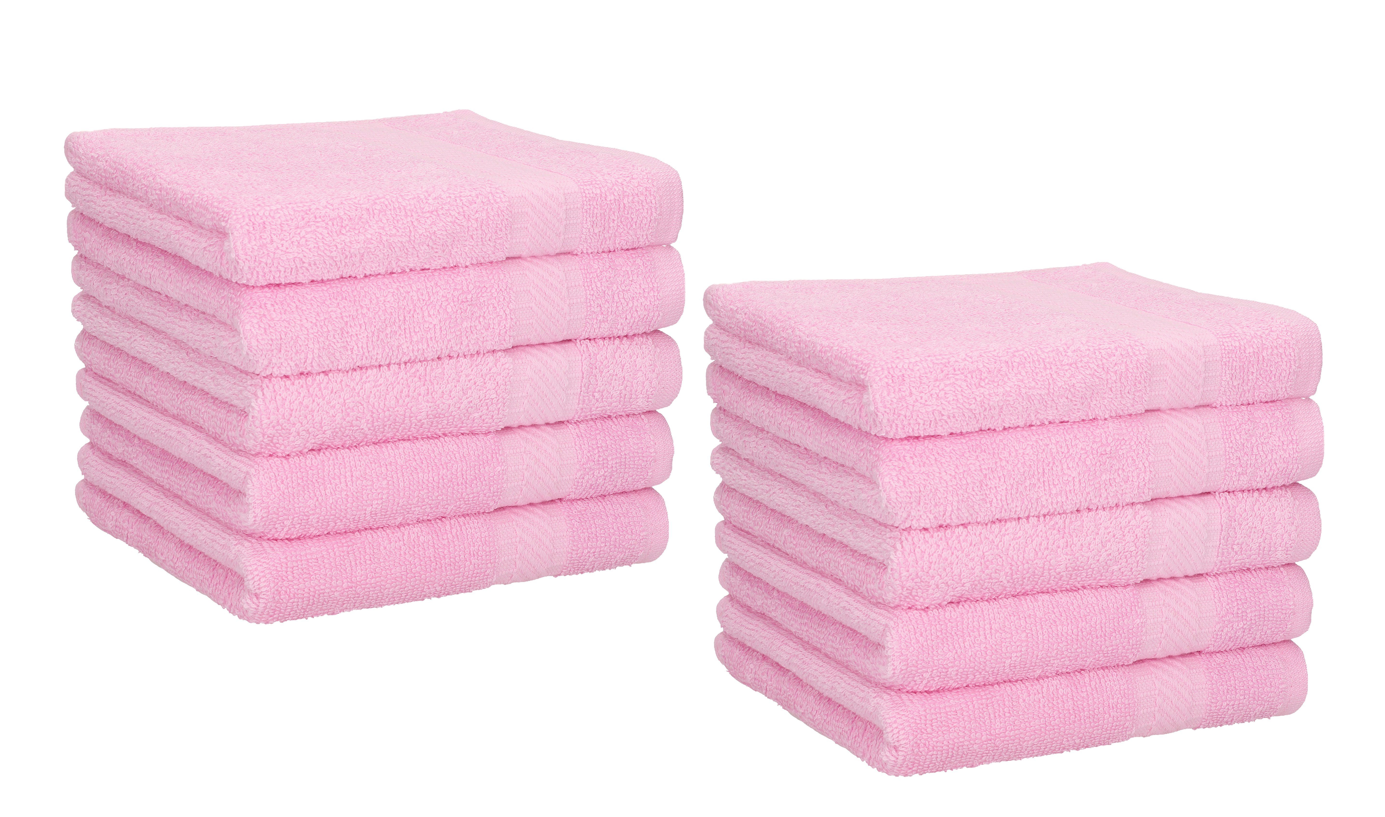 Seiftuch 10 Stück Seiftücher Seiflappen Set Palermo Größe 30x30 cm