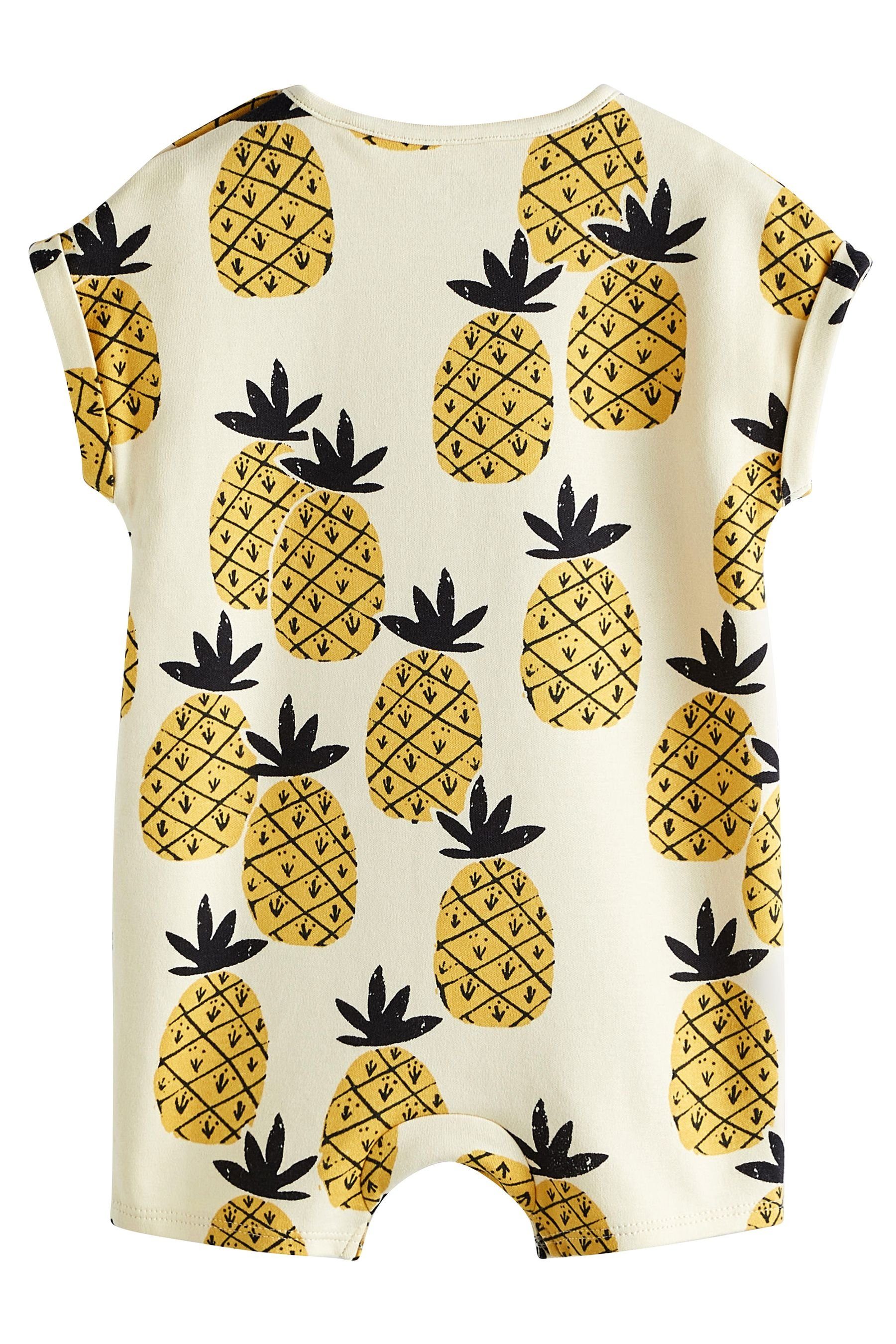 Next Ochre Baby-Strampler Pineapple Single-Jersey Strampler aus Yellow (1-tlg)