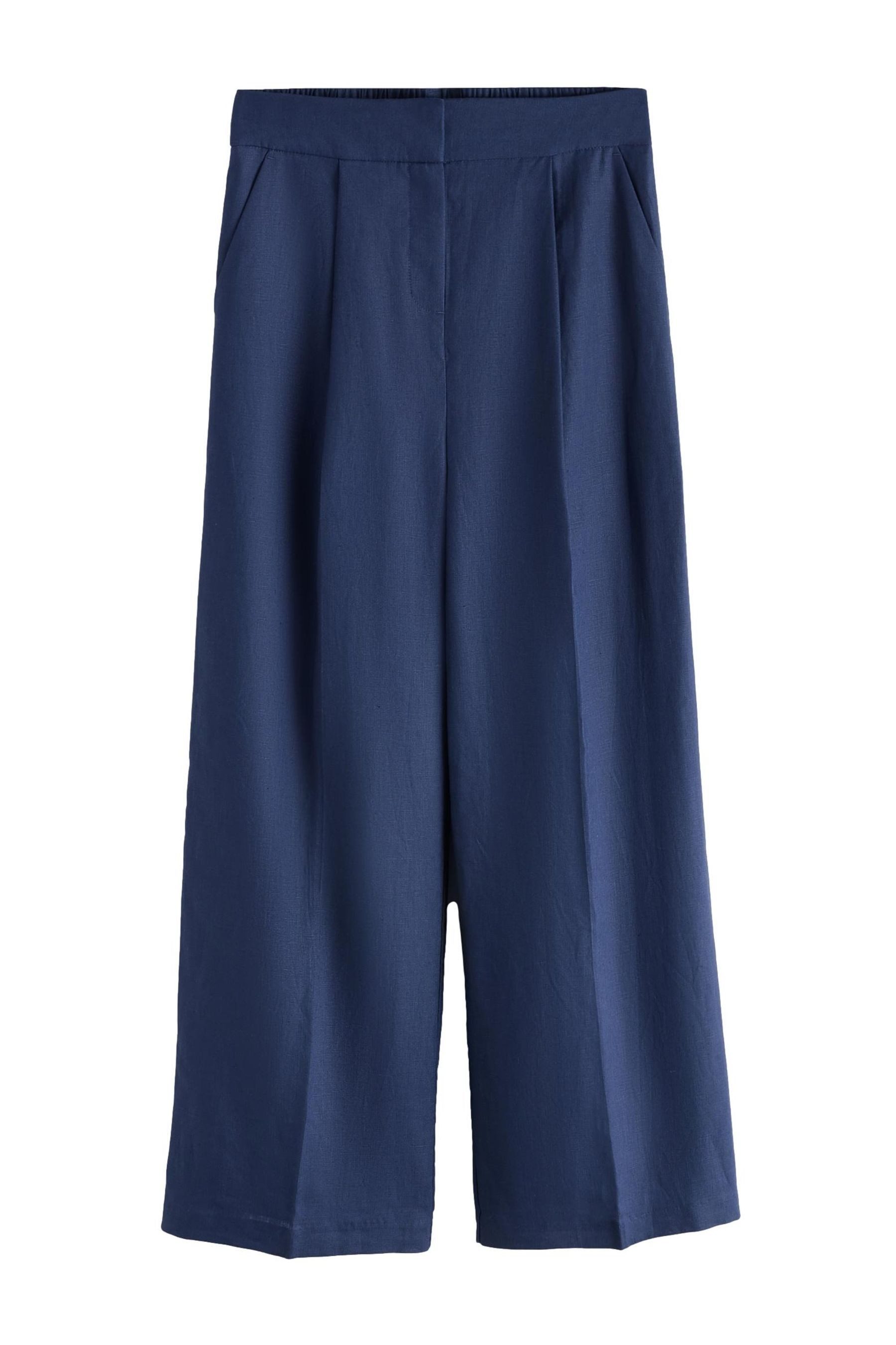 LAURA ASHLEY Palazzohose Laura Ashley Hose aus Leinen mit weitem Bein (1-tlg)