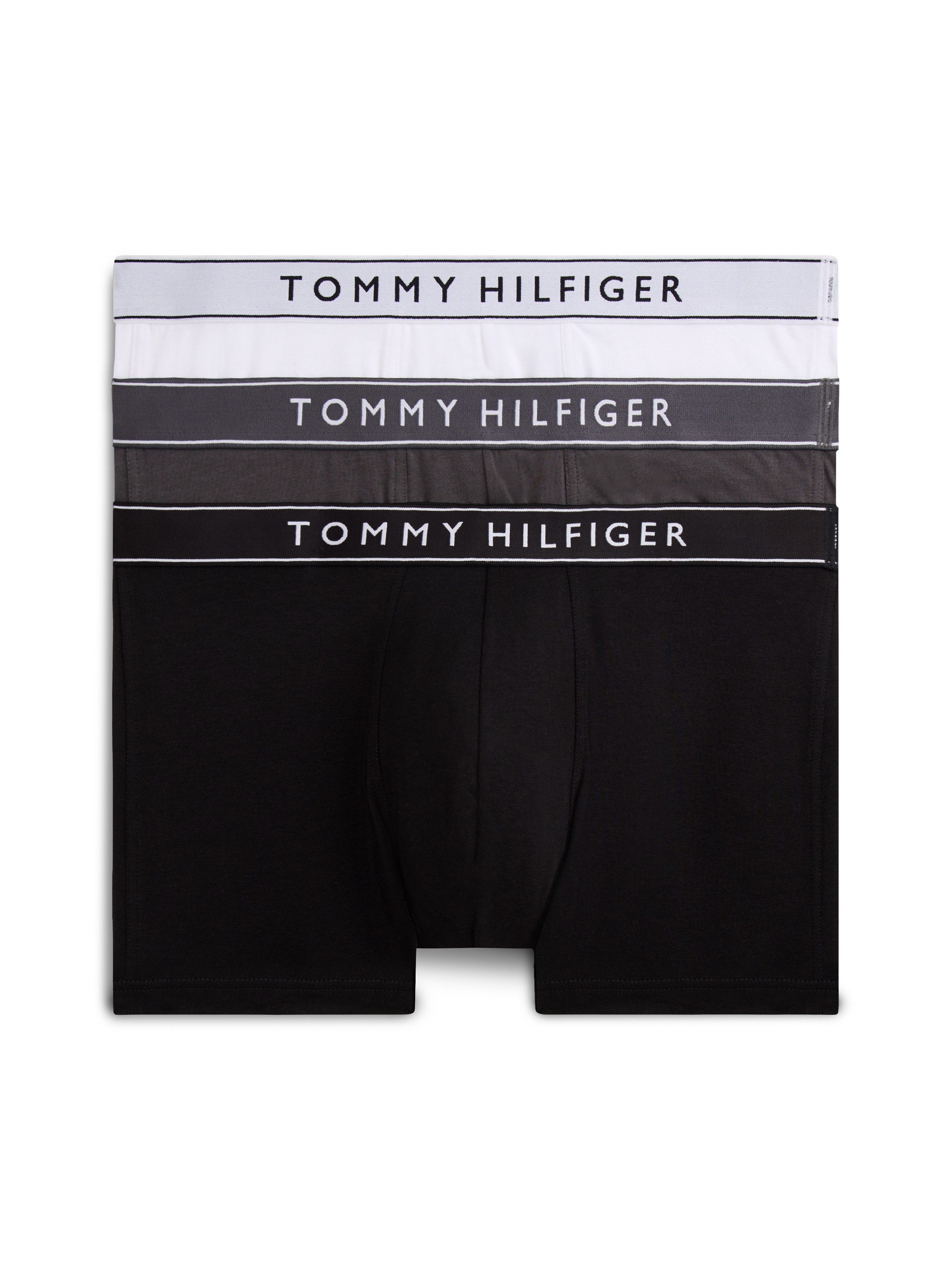Tommy Hilfiger Underwear Trunk 3P TRUNK DTM (Packung, 3-St., 3er) mit Logobund