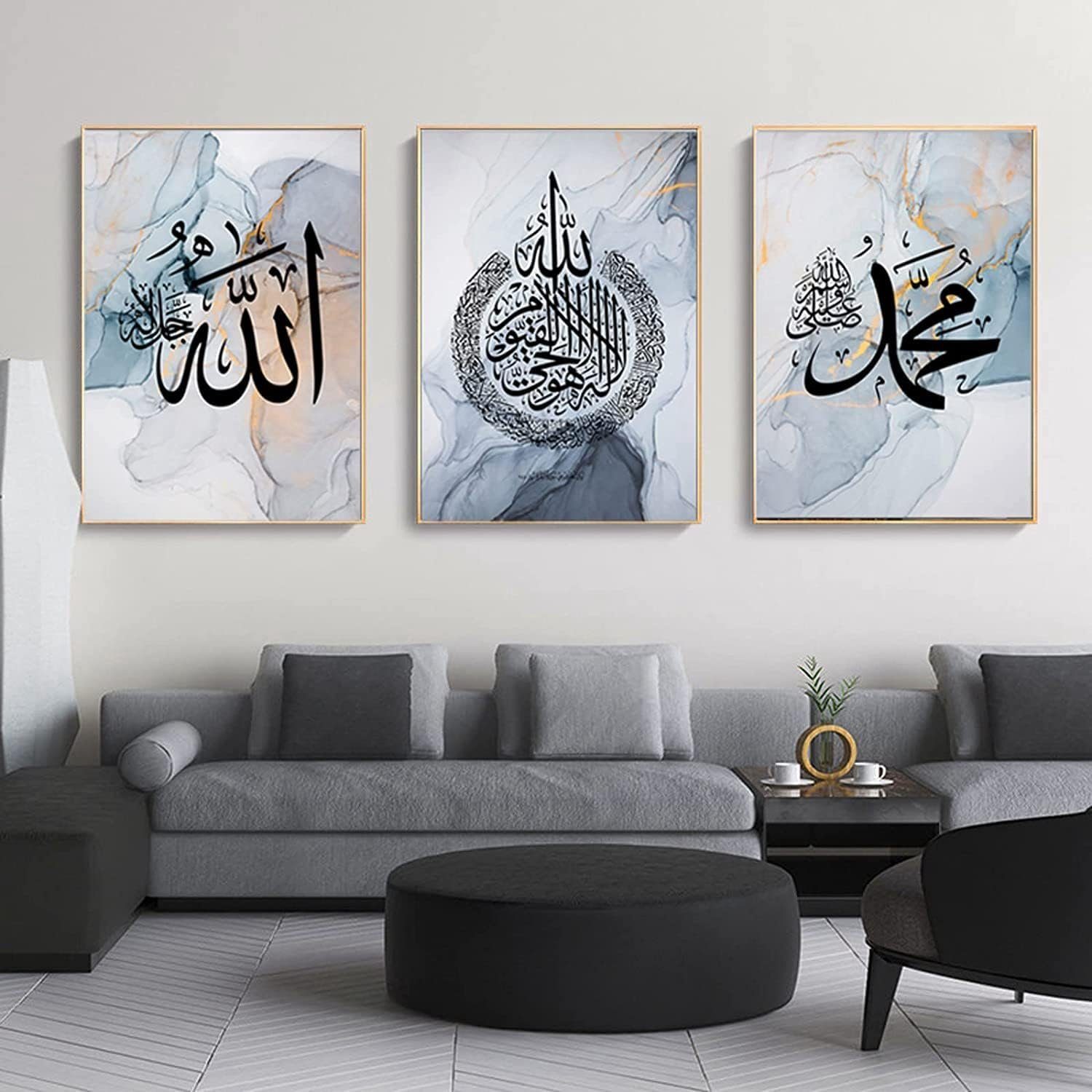 AUKUU Wandbild Leinwanddrucke Wohnzimmer Modernes Wandbild günstig online kaufen