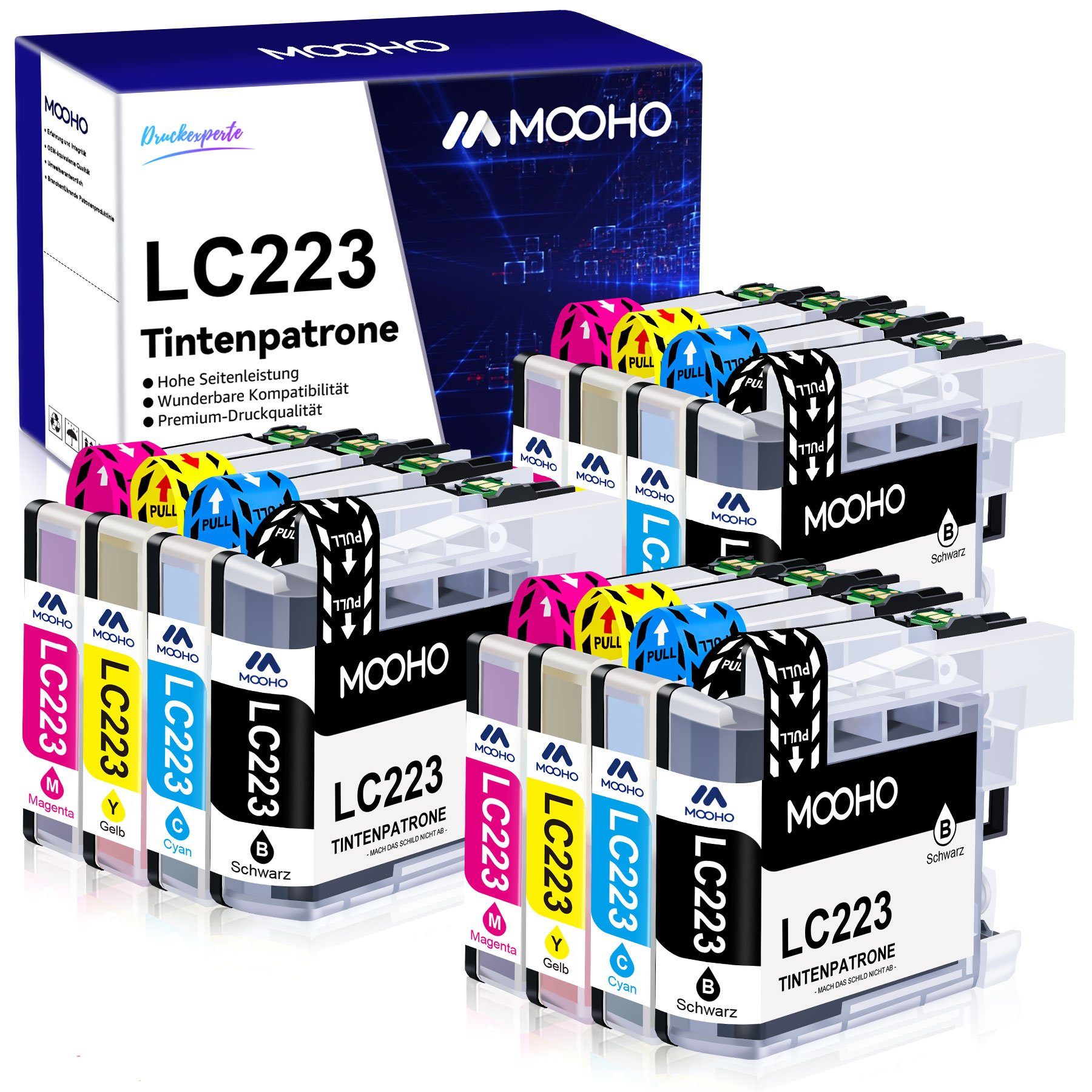 (LC223 J5720DW Magenta, 2x MFC J480DW Cyan, DW) MFC MFC J4120DW 2x 3x Magenta XL 3x DCP Gelb Gelb-12er-pack=3x DCP Cyan, Yellow Schwarz Schwarz, MFC J4625DW J5320DW Cyan Magenta, Schwarz, Cyan, 1x 3x Gelb 1x Magenta, MFC MFC J562 Schwarz, MOOHO J680DW J4620DW 4er-pack=1x J562DW Tintenpatrone 2x 1x -8er-pack=2x Brother J4420DW, MFC