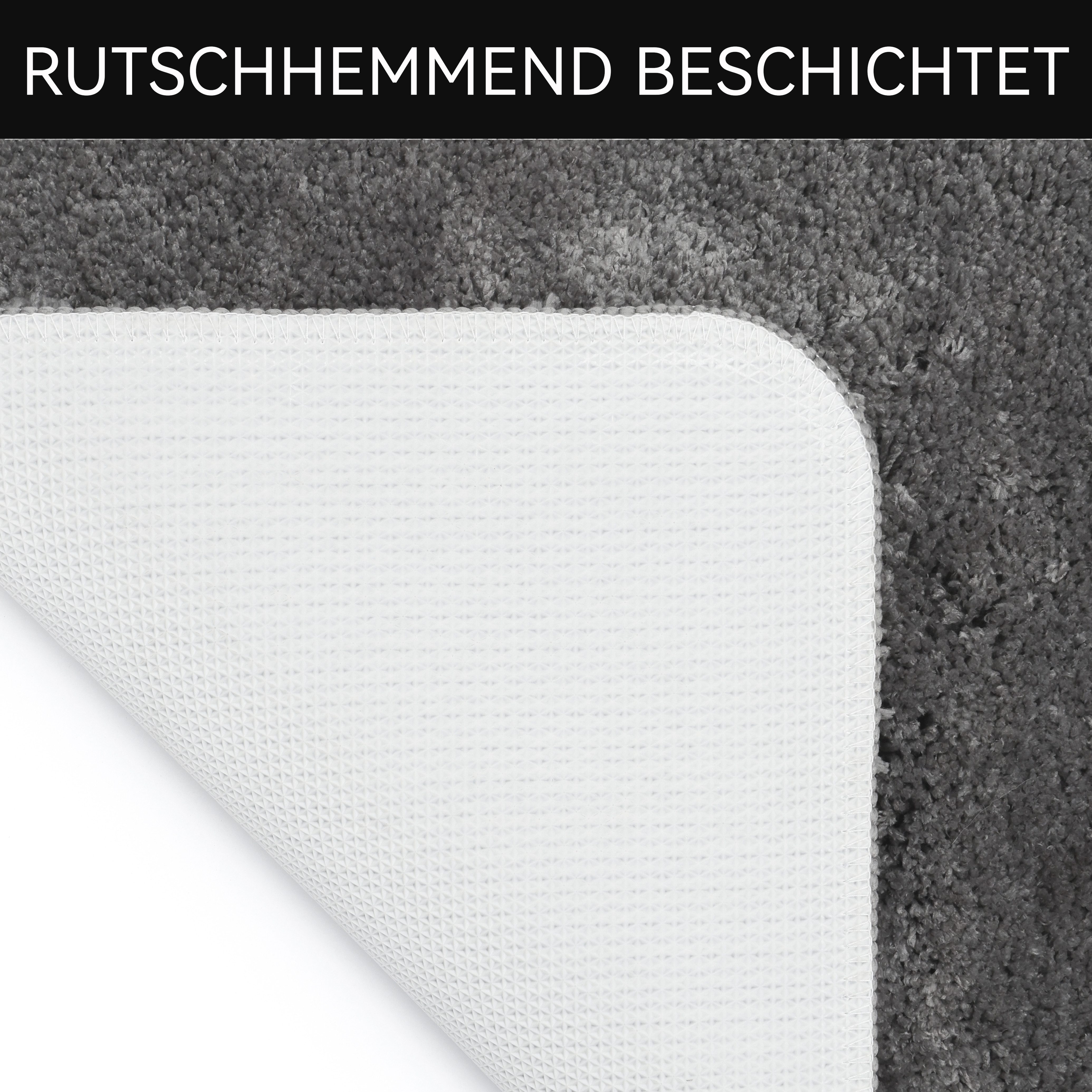 OTTO home Badematte Sanremo Premium, Badvorleger, Badezimmer Teppich, sehr weich, Höhe 35 mm, rutschhemmend beschichtet, schnell trocknend, fußbodenheizungsgeei – Bild 4 von 5