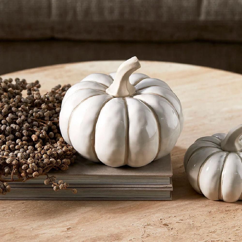 Rivièra Maison Skulptur Dekorationsobjekt Kürbis Pretty Pumpkin (18cm) günstig online kaufen