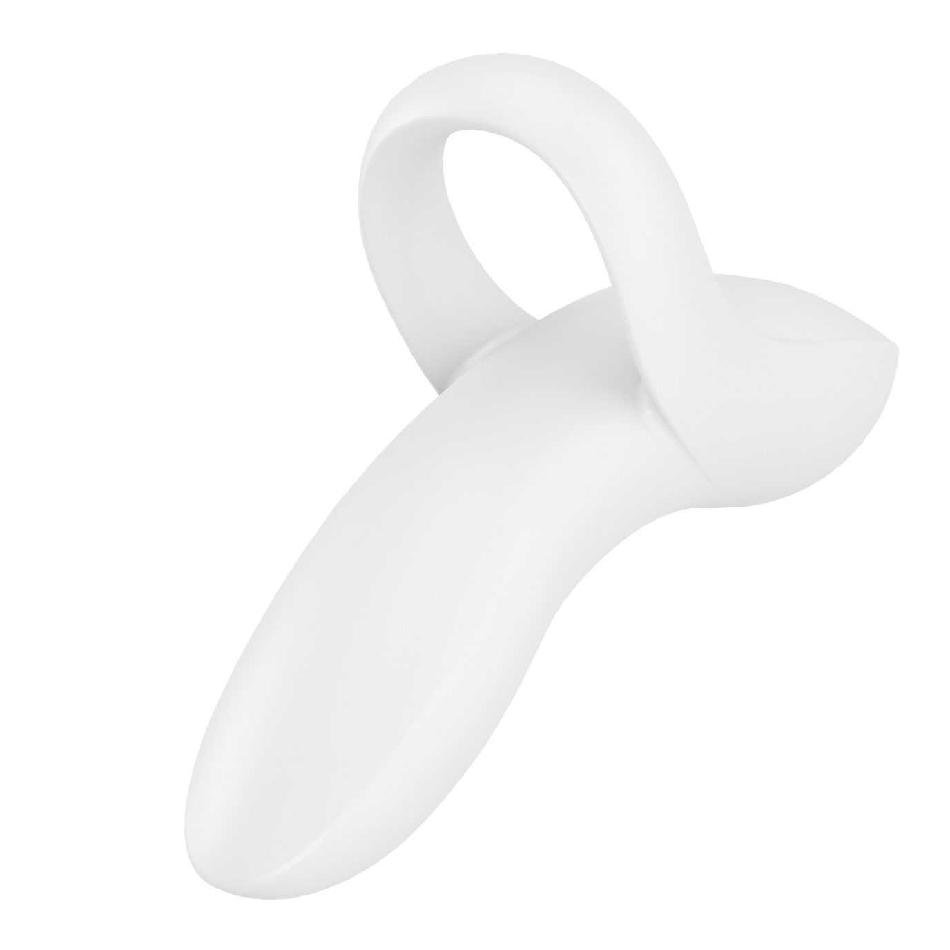 weiß vielseitig Satisfyer Fingervibrator, Silikon "Bold Satisfyer Lover", einsetzbar, Klitoris-Stimulator