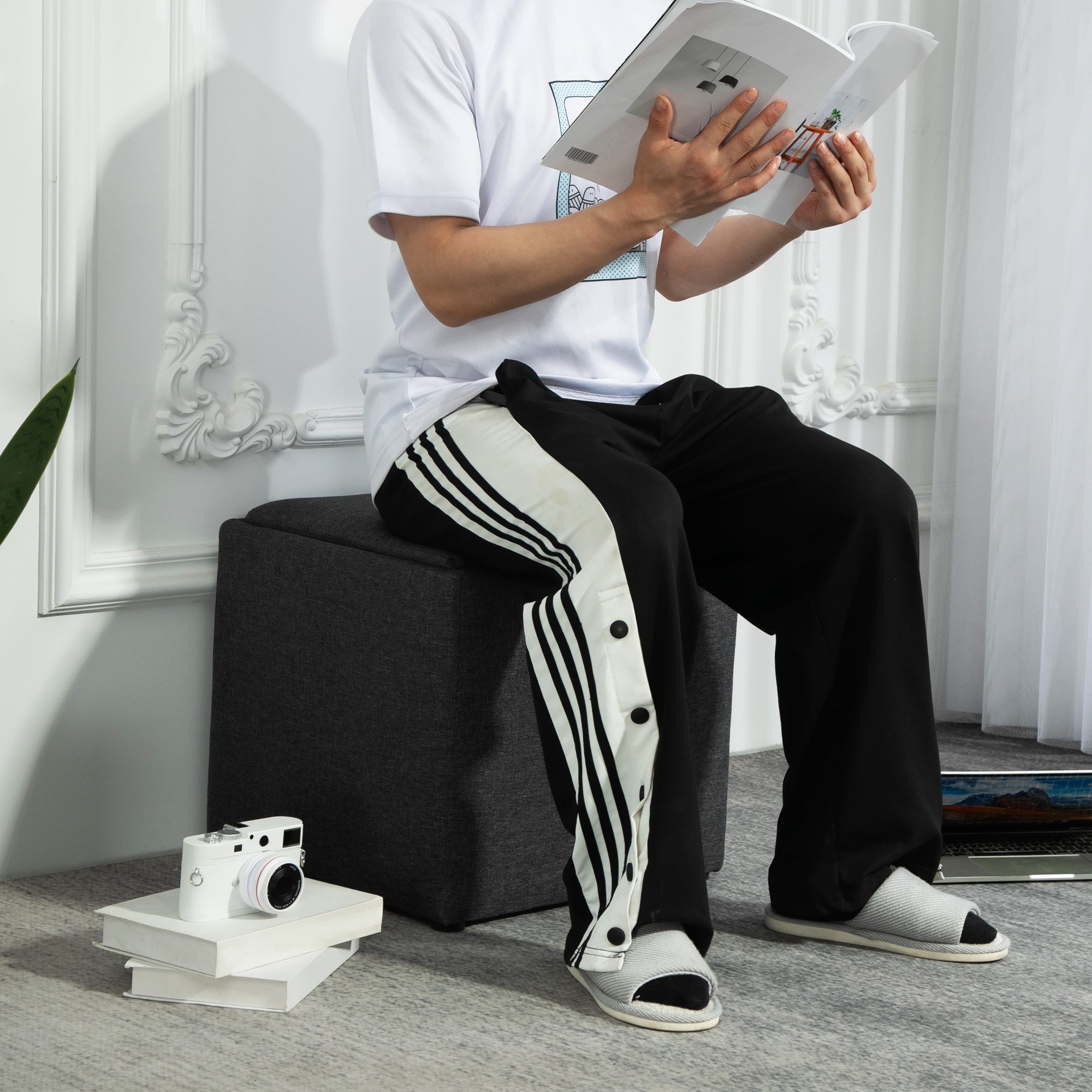 furnicato Hocker Sitzhocker mit Stauraum, Fußhocker, günstig online kaufen
