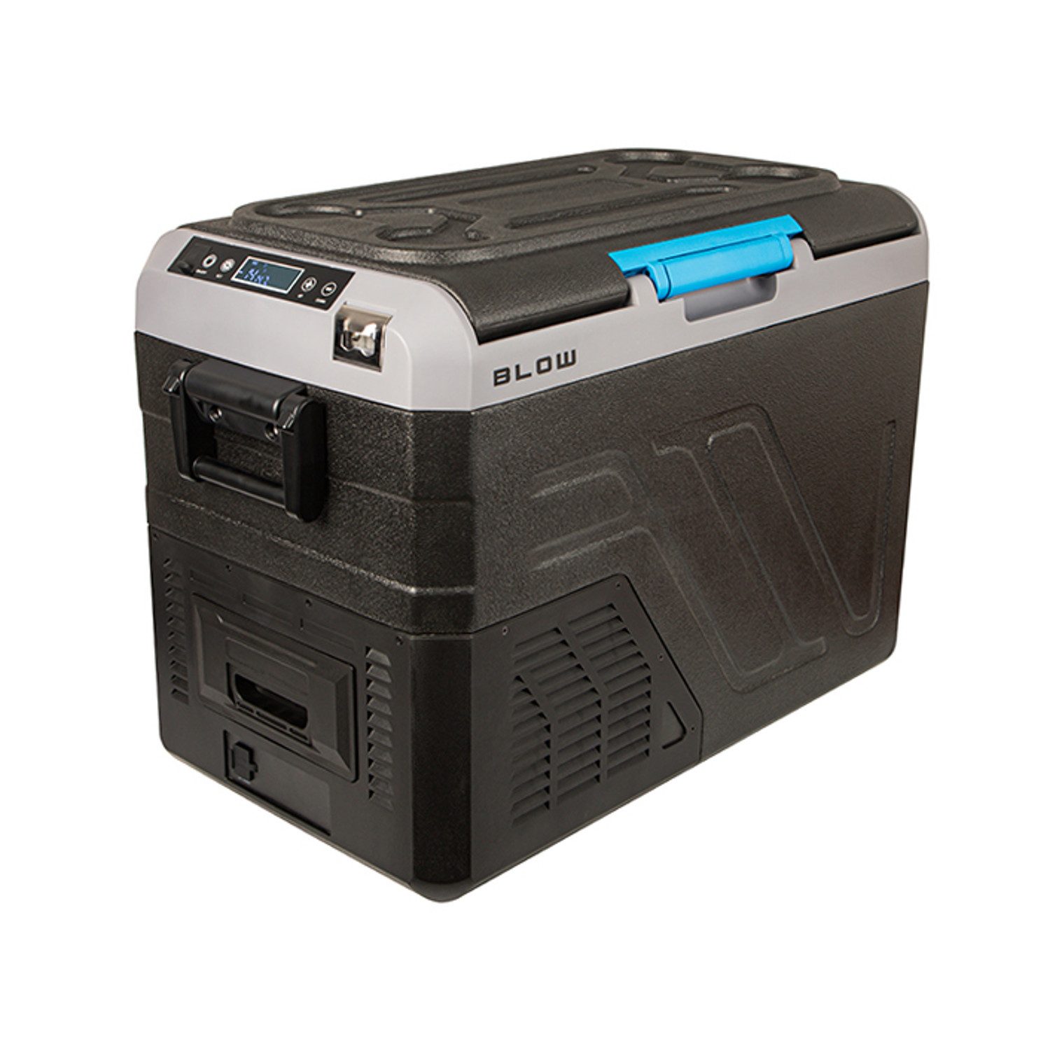 BLOW Kühlbox 35 l 50 W USB-C Autokühlbox für unterwegs, 35 l, LED-Beleuchtung, BAIXUE-Kompressor