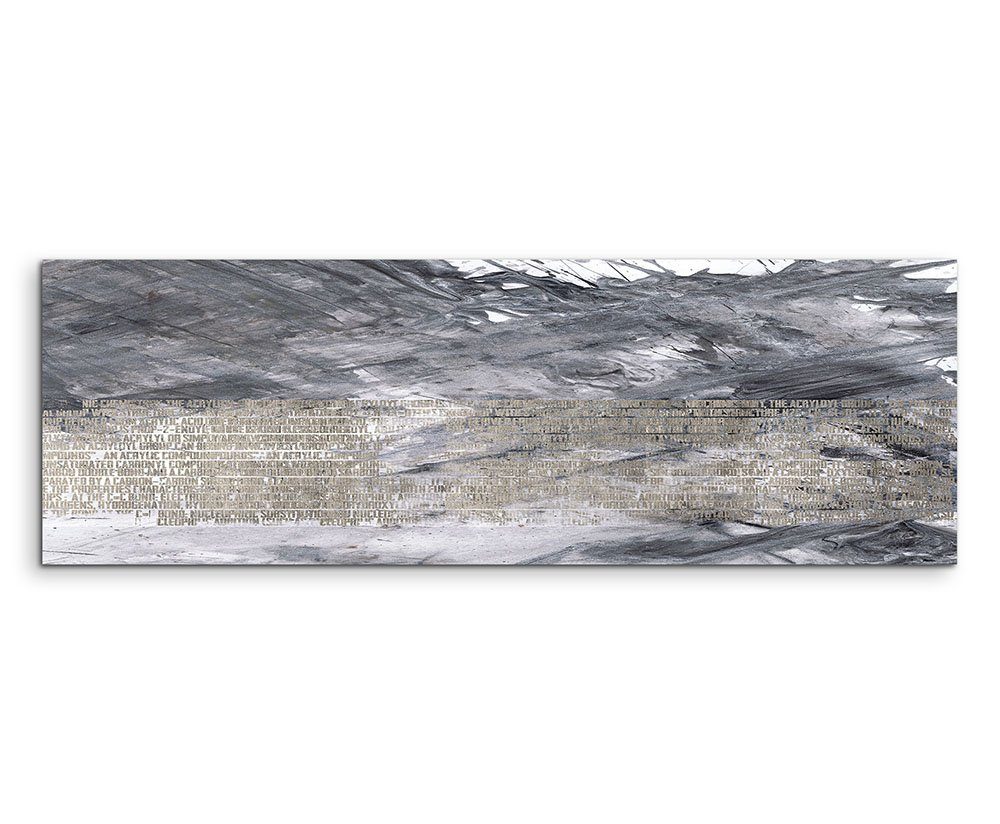 Sinus Art Leinwandbild Abstraktes Panoramabild 520 150x50cm
