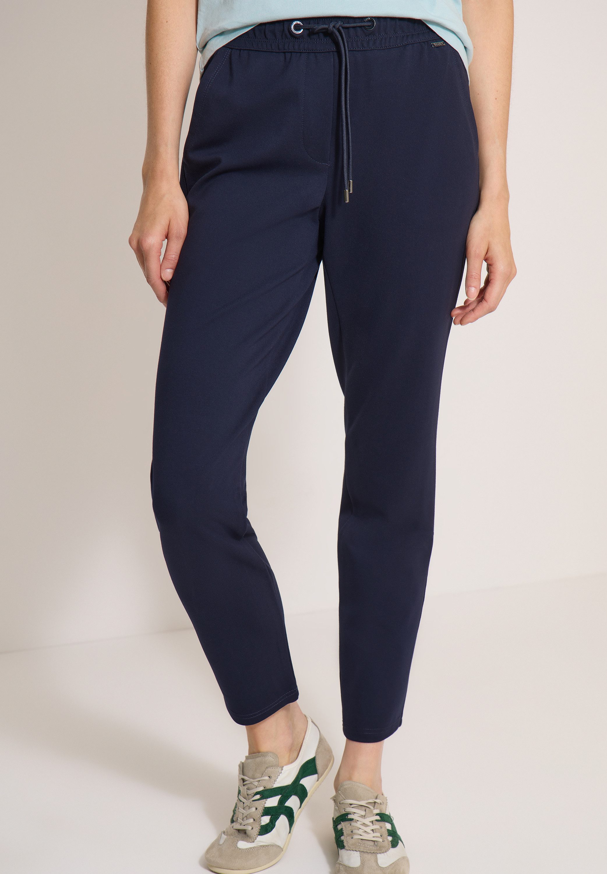 CECIL Stoffhose Style Tracey mit elastischem Bund und Tunnelzug