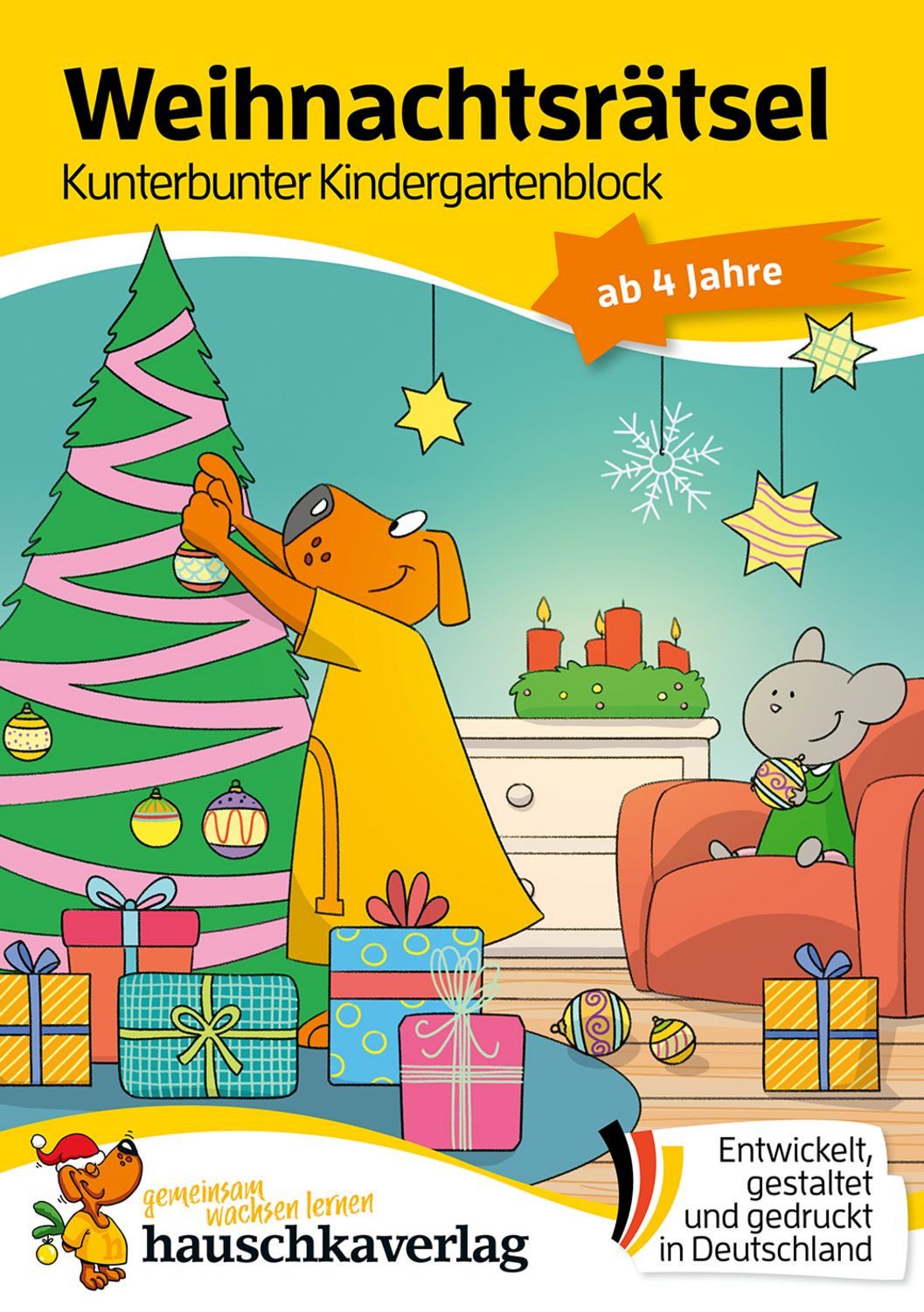 Weihnachtsrätsel – Kunterbunter Kindergartenblock ab 4 Jahre / Ulrike Maier