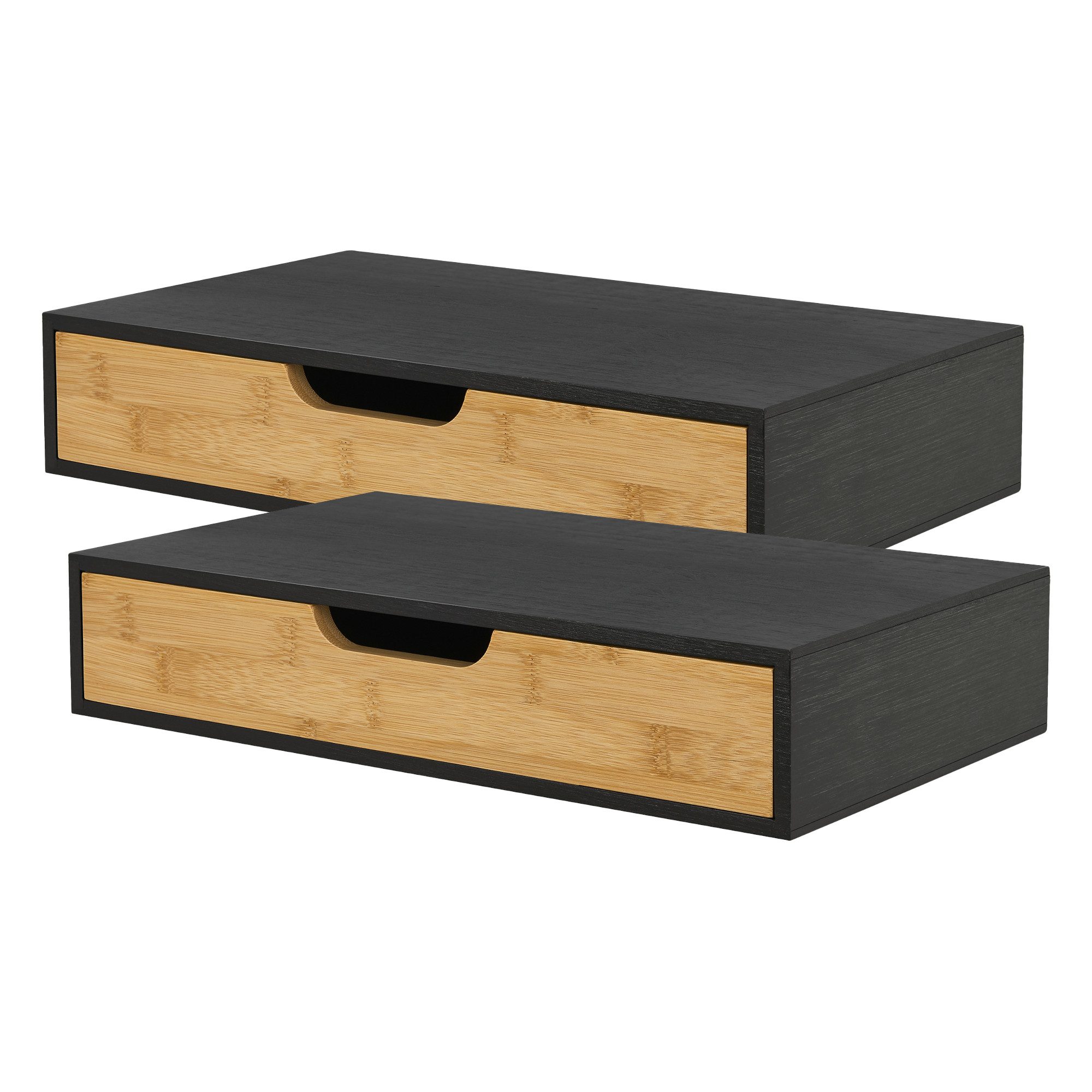 en.casa Wandregal, »Bokn« mit Schublade 40x24x8 günstig online kaufen