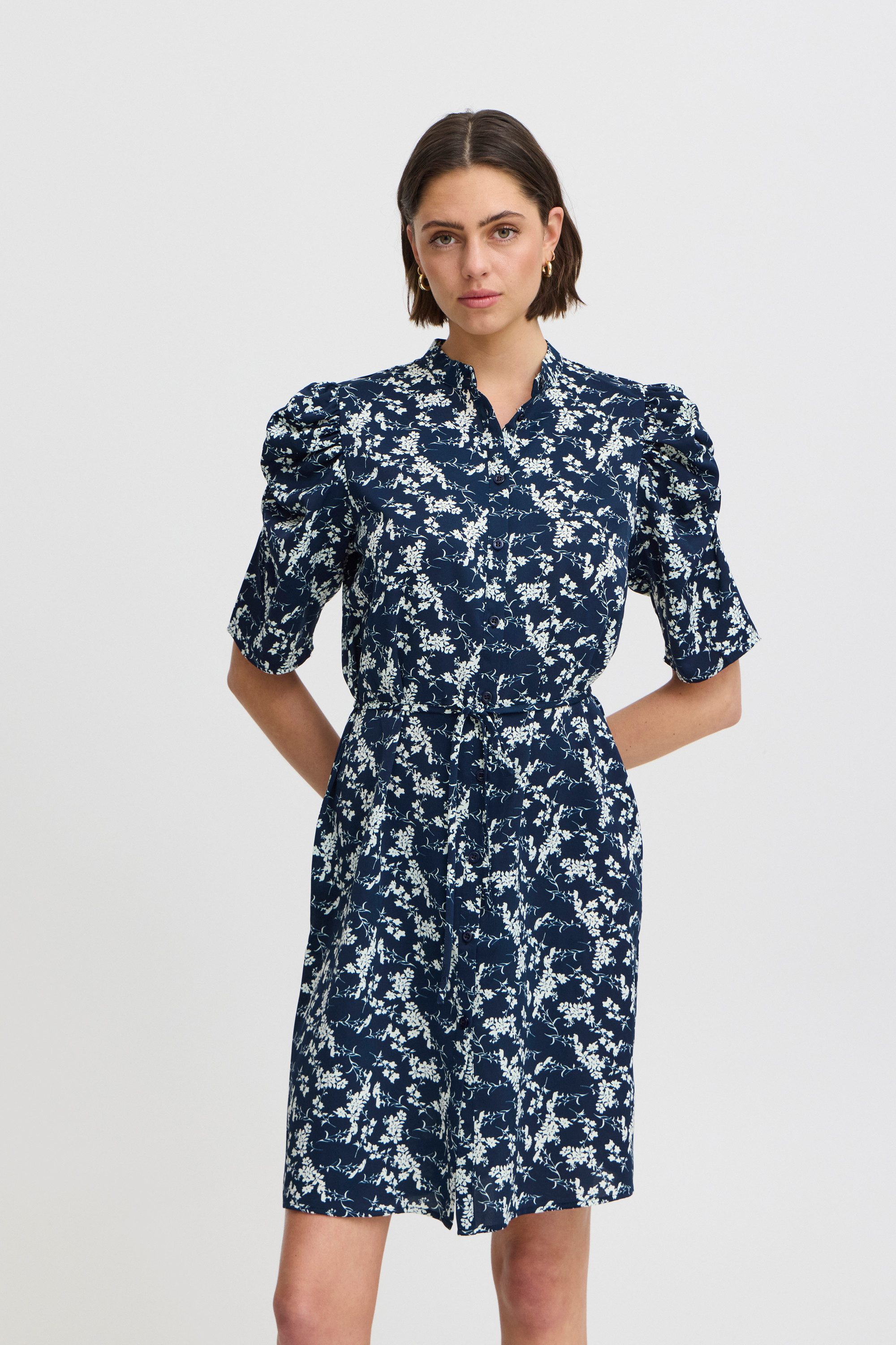 Ichi Blusenkleid Kleid IXNINA