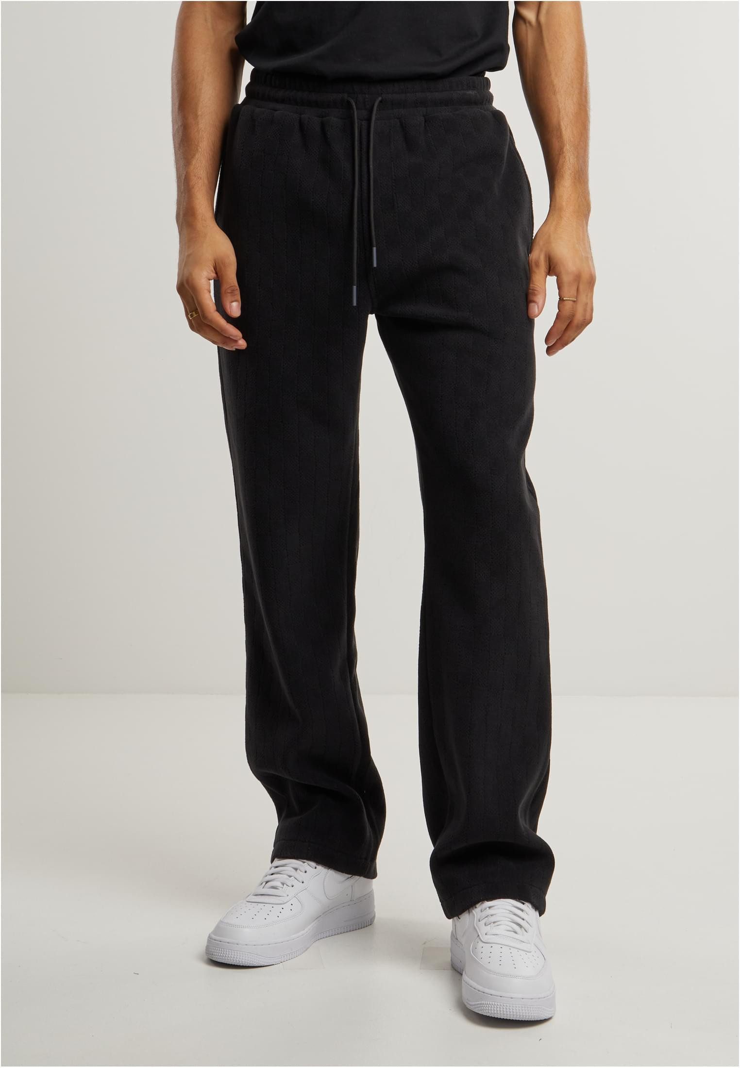 Funktionshose Jacquard Velvet Wide Sweatpants Herren Jogginghosen