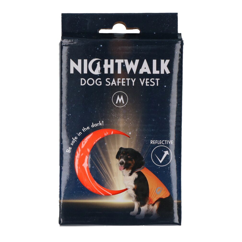 Nightwalk Hunde-Halsband Dog Safety Vest Orange Medium