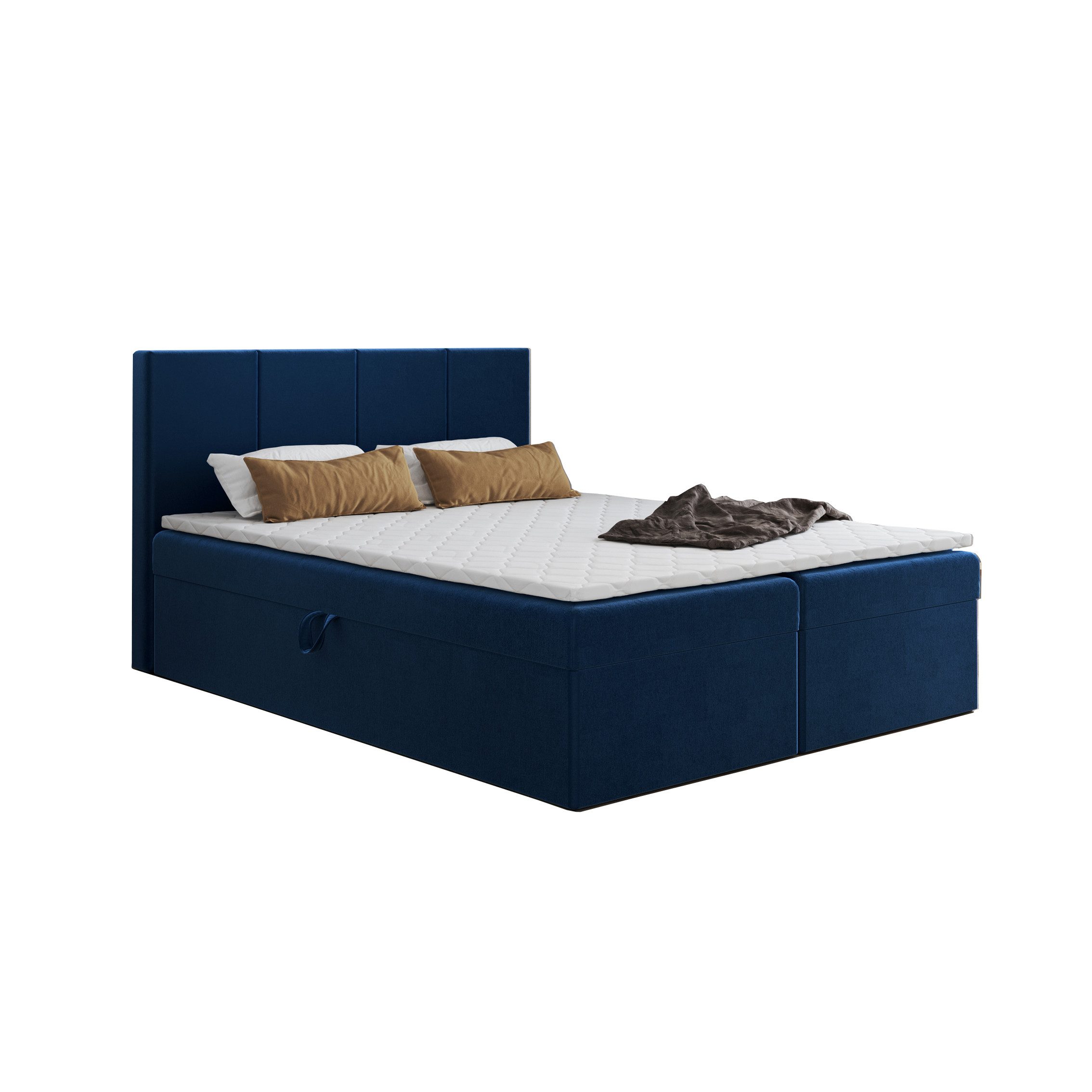 Godre Boxspringbett mit Bettkasten FARO 140x200 günstig online kaufen