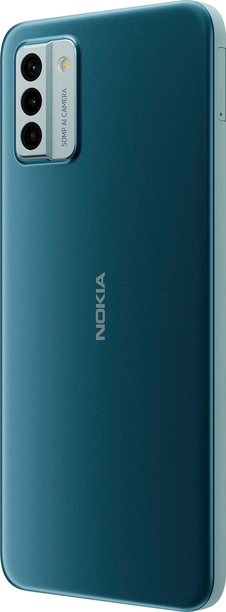 Nokia G22 Smartphone Speicherplatz, Kamera) GB (16,56 Zoll, 64 cm/6,52 MP Blue 50 Lagoon