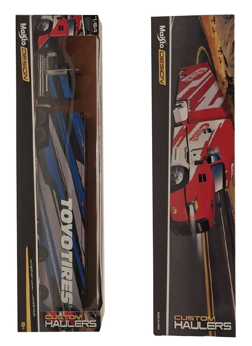 Bburago Spielzeug-LKW Bbaurago Custom Haulers International Lonestar TOYOTIRES Truck
